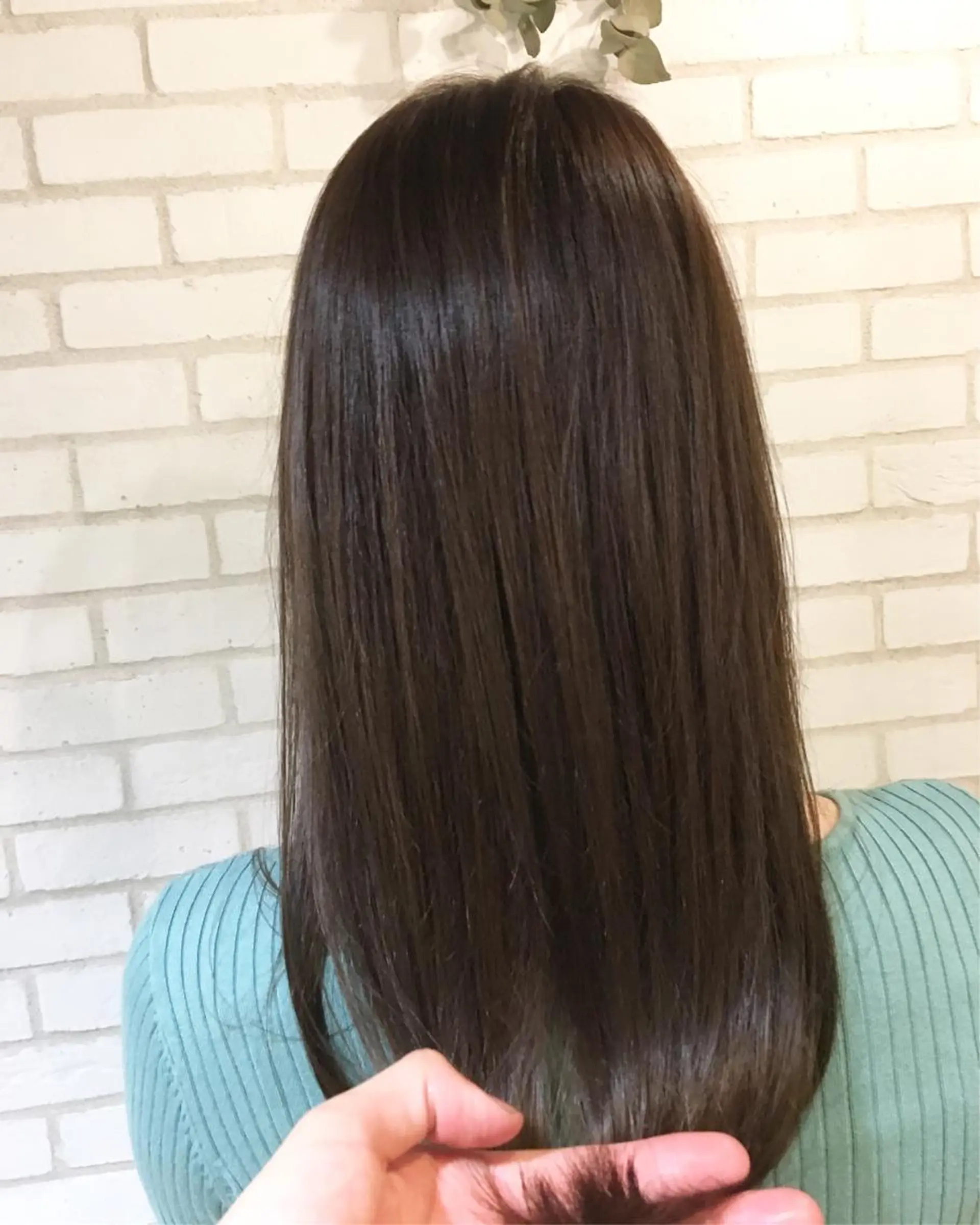 ロング カラー アッシュ ダークアッシュ トリートメント 縮毛矯正 トリートメント 佐藤 高徳のヘアスタイル