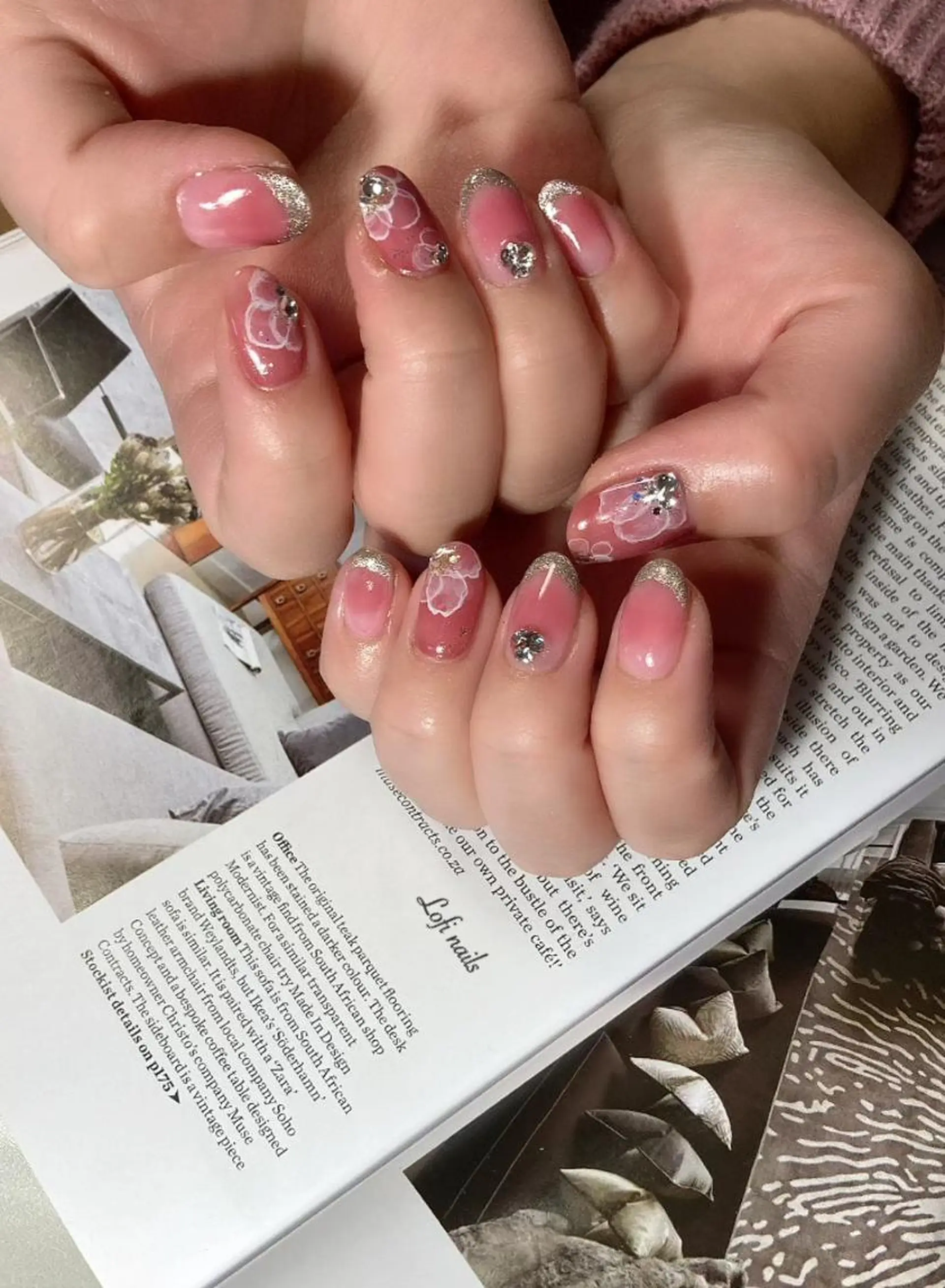 ミディアム ネイル Lofi nails ゆきこのネイルデザイン