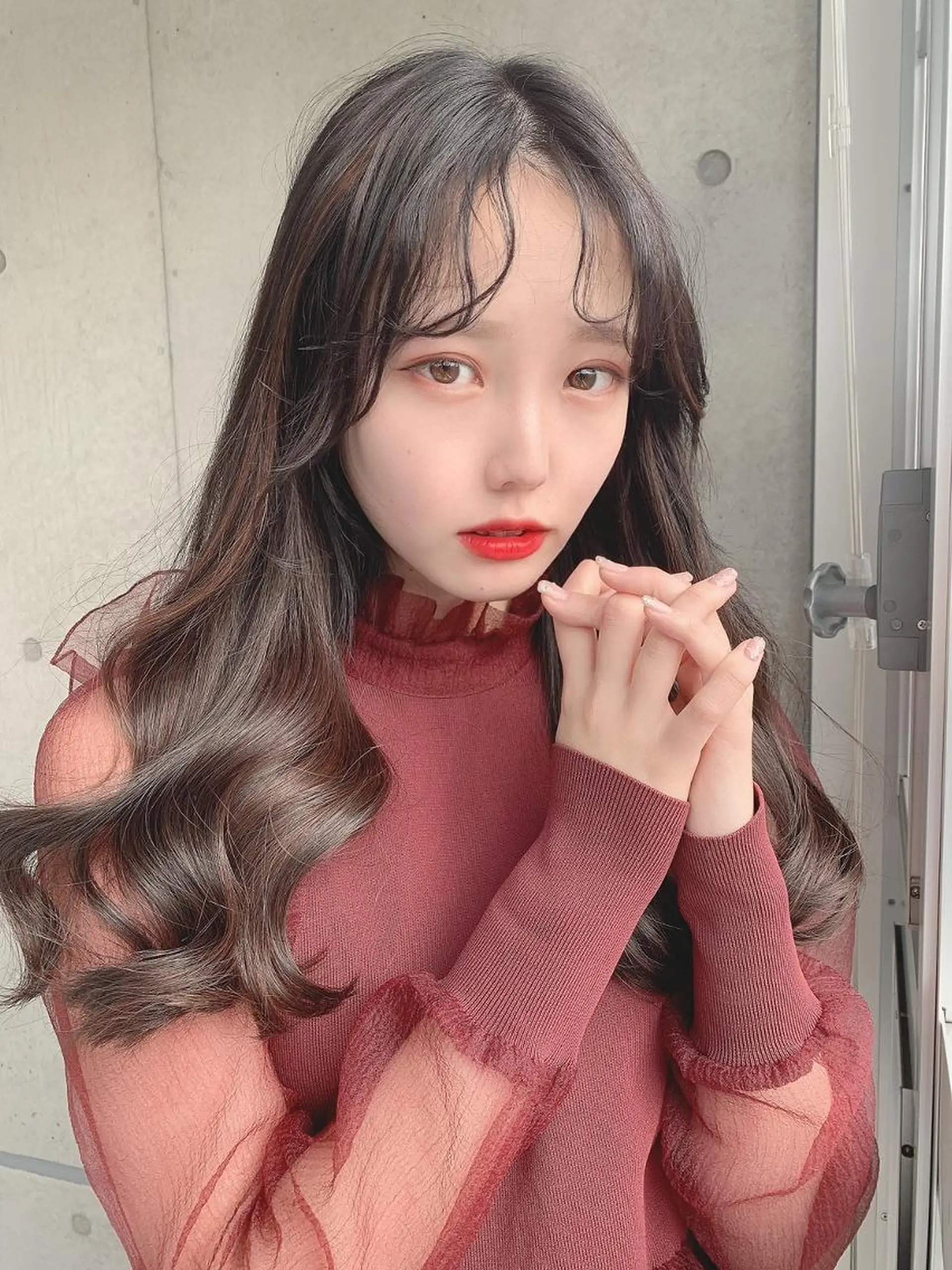 ロング ヘアアレンジ カラー 🪞【公式】表参道 🪞knot🪞のヘアスタイル