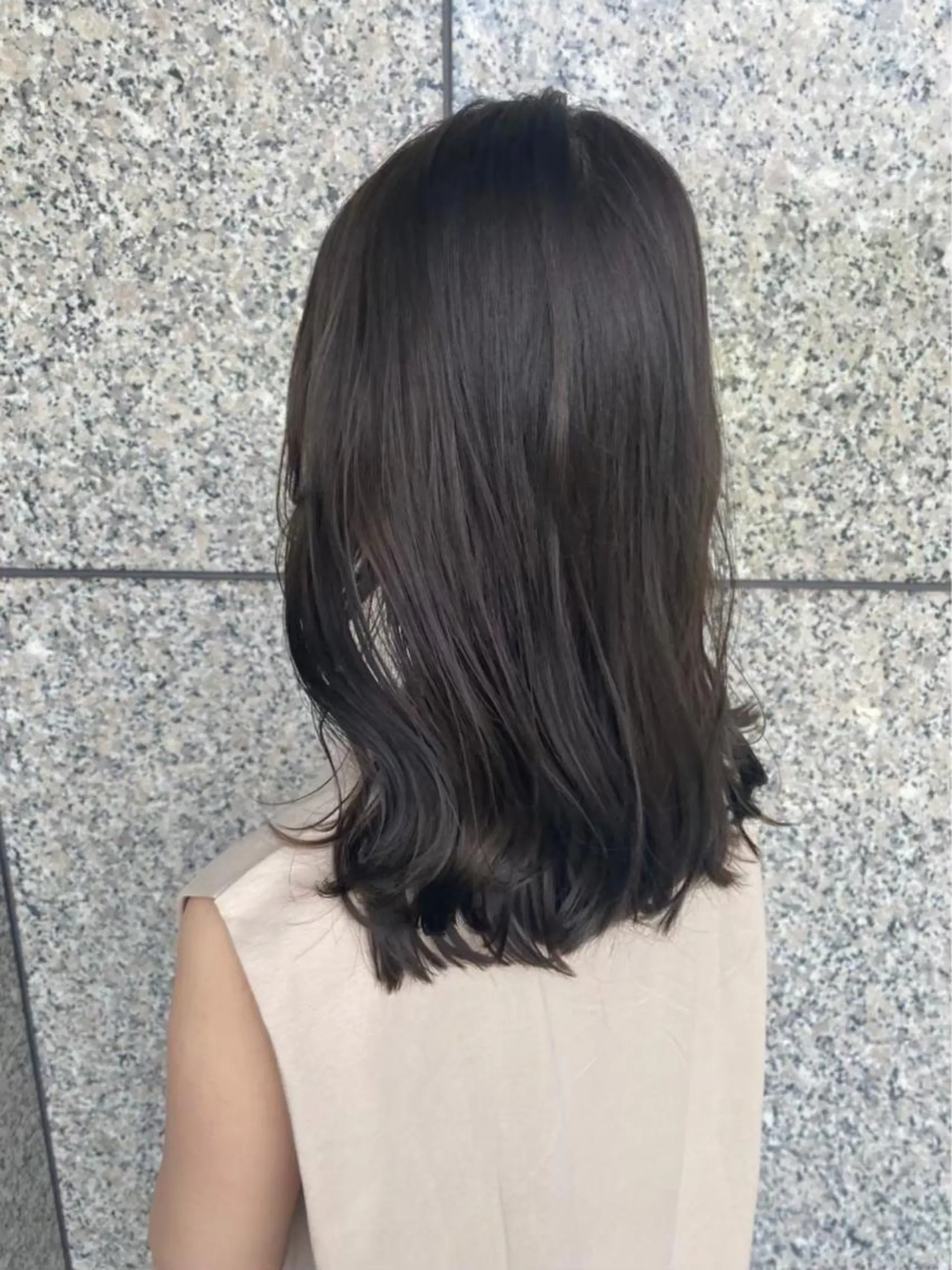 ミディアム カラー 神戸ボブ✂️ ioe三宮/田 伸佳のヘアスタイル