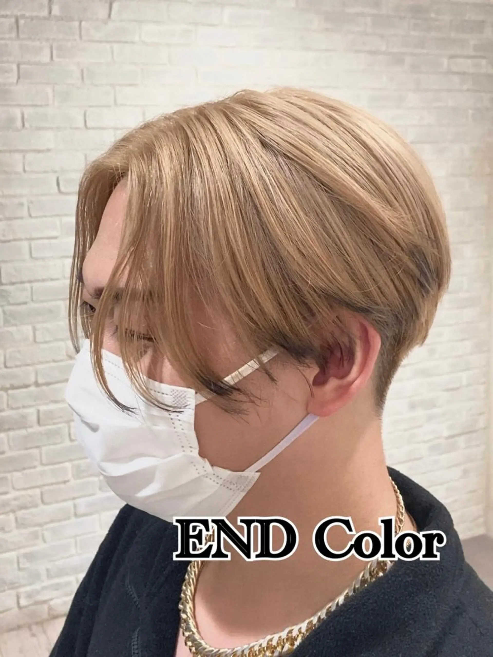 カラー メンズ 曲がる縮毛矯正 LIBER 　岩名のヘアスタイル