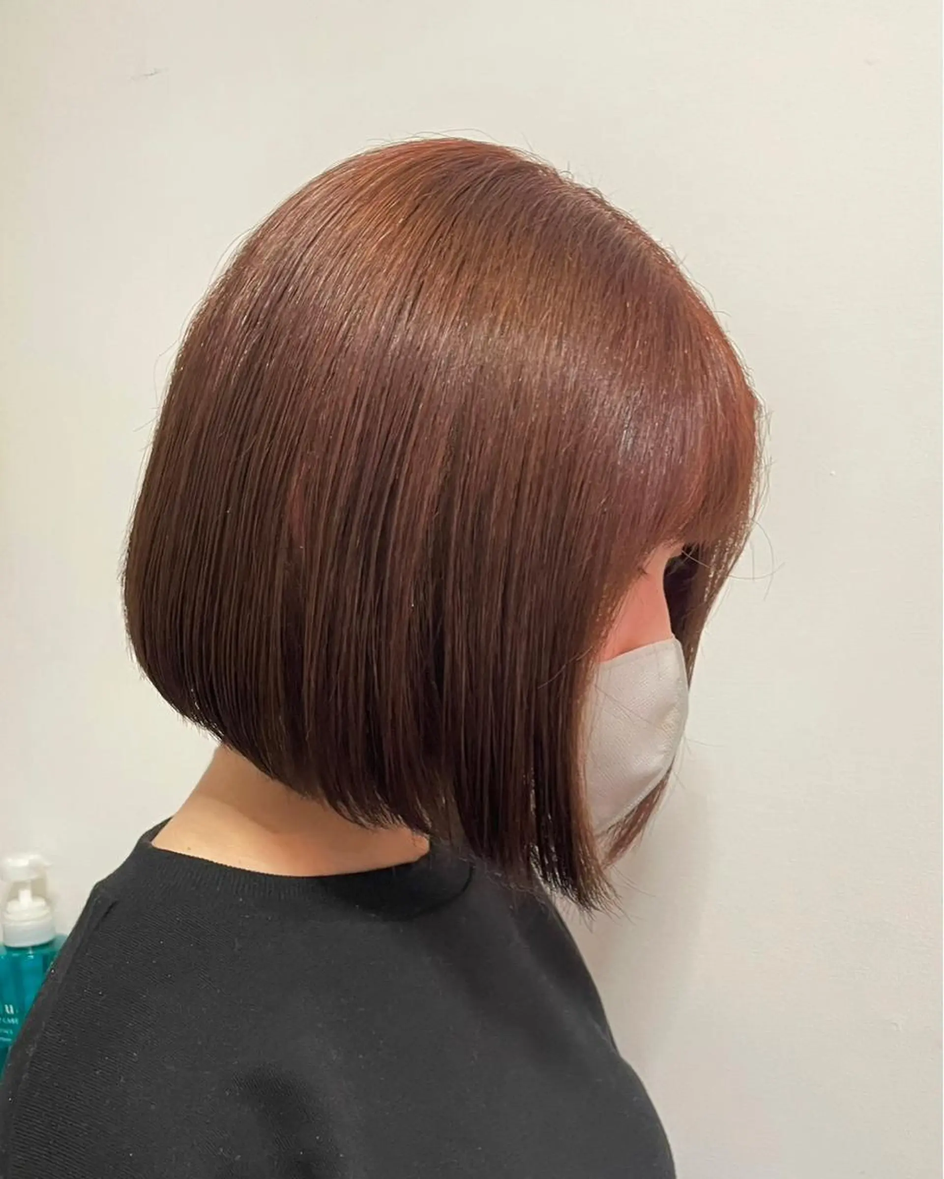 ミディアム ボブ くせ毛 奥田 誠司のヘアスタイル