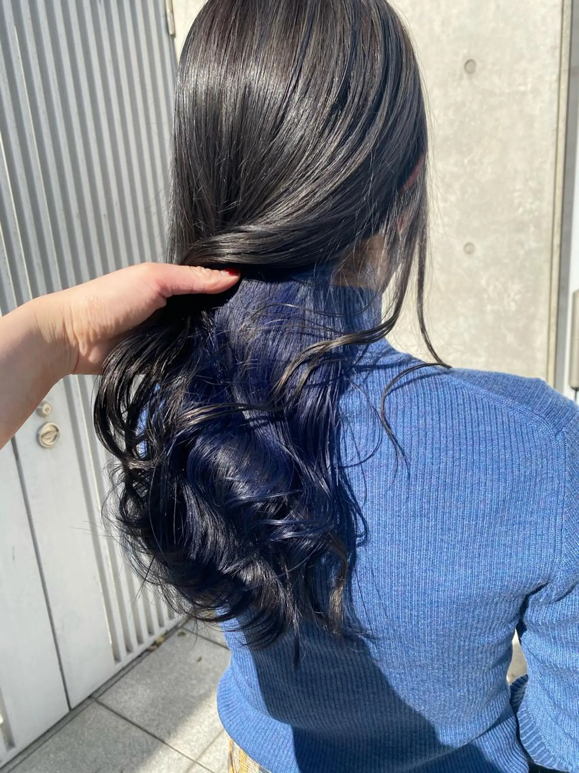 ロング カラー ヘアアレンジ 韓国レイヤーカット/ 儚げカラーチナツのヘアスタイル