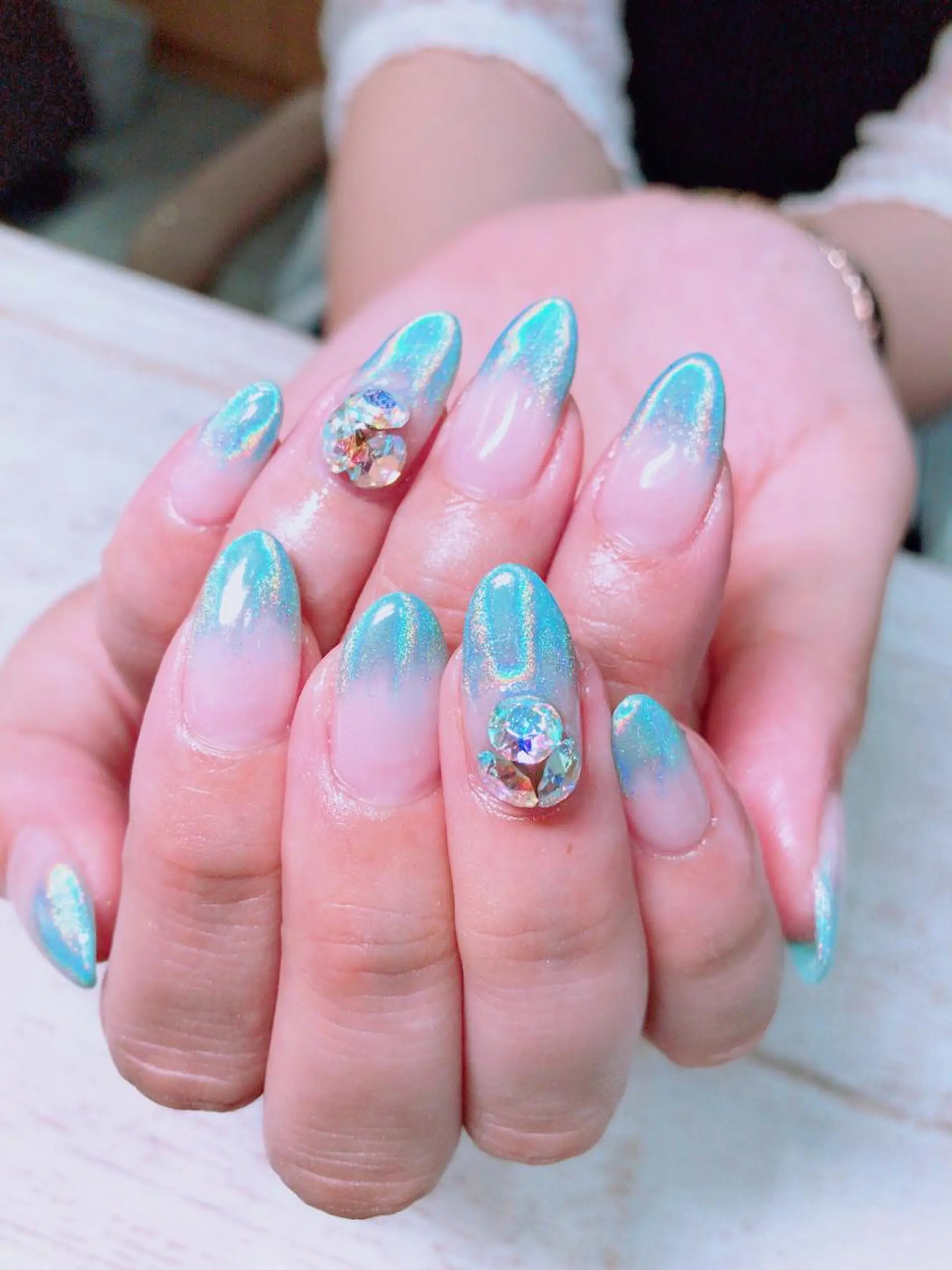 ネイル グラデーション Lino+ ネイル&よもぎ蒸しのネイルデザイン