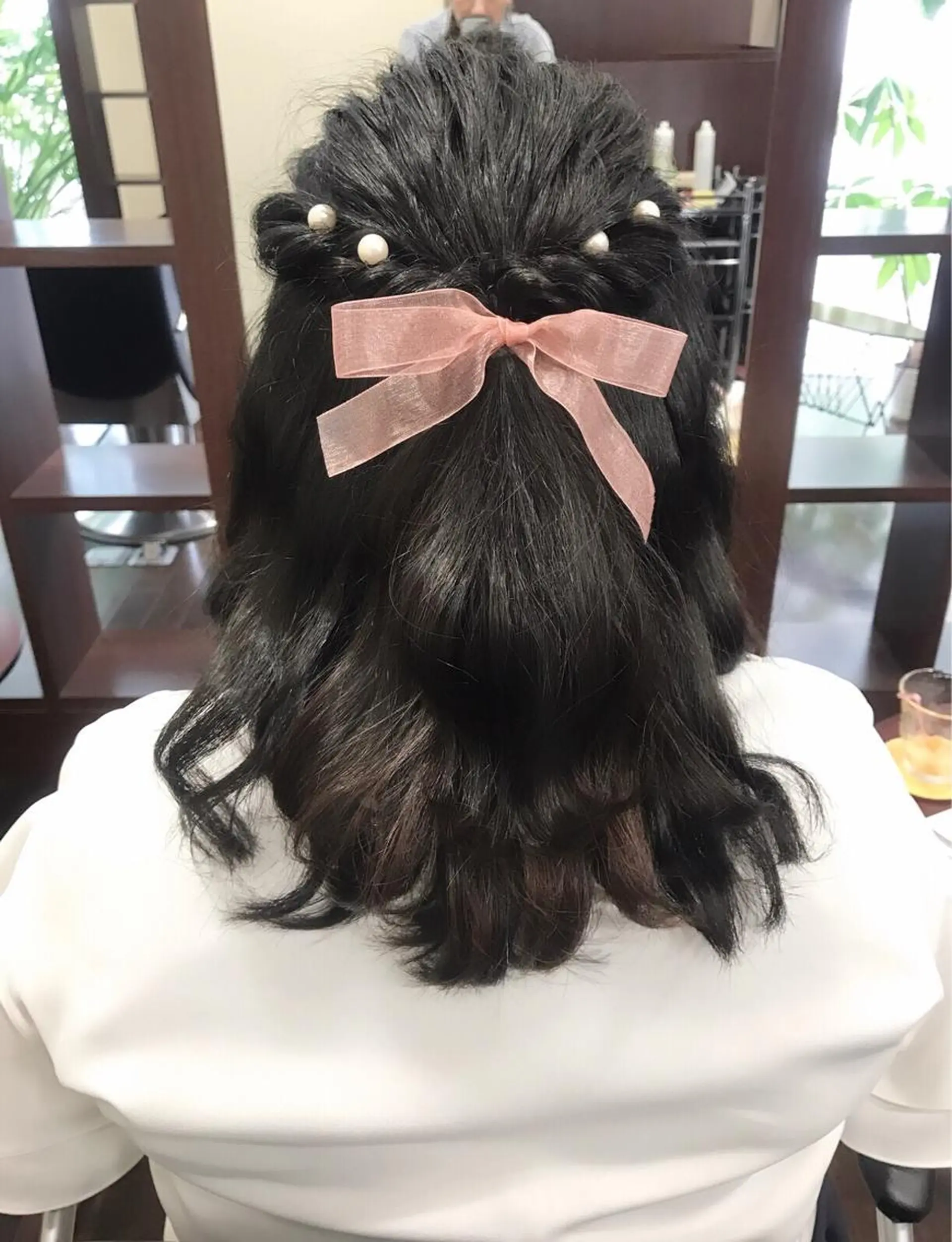 ミディアム ヘアアレンジ 沢田 瞳のヘアスタイル