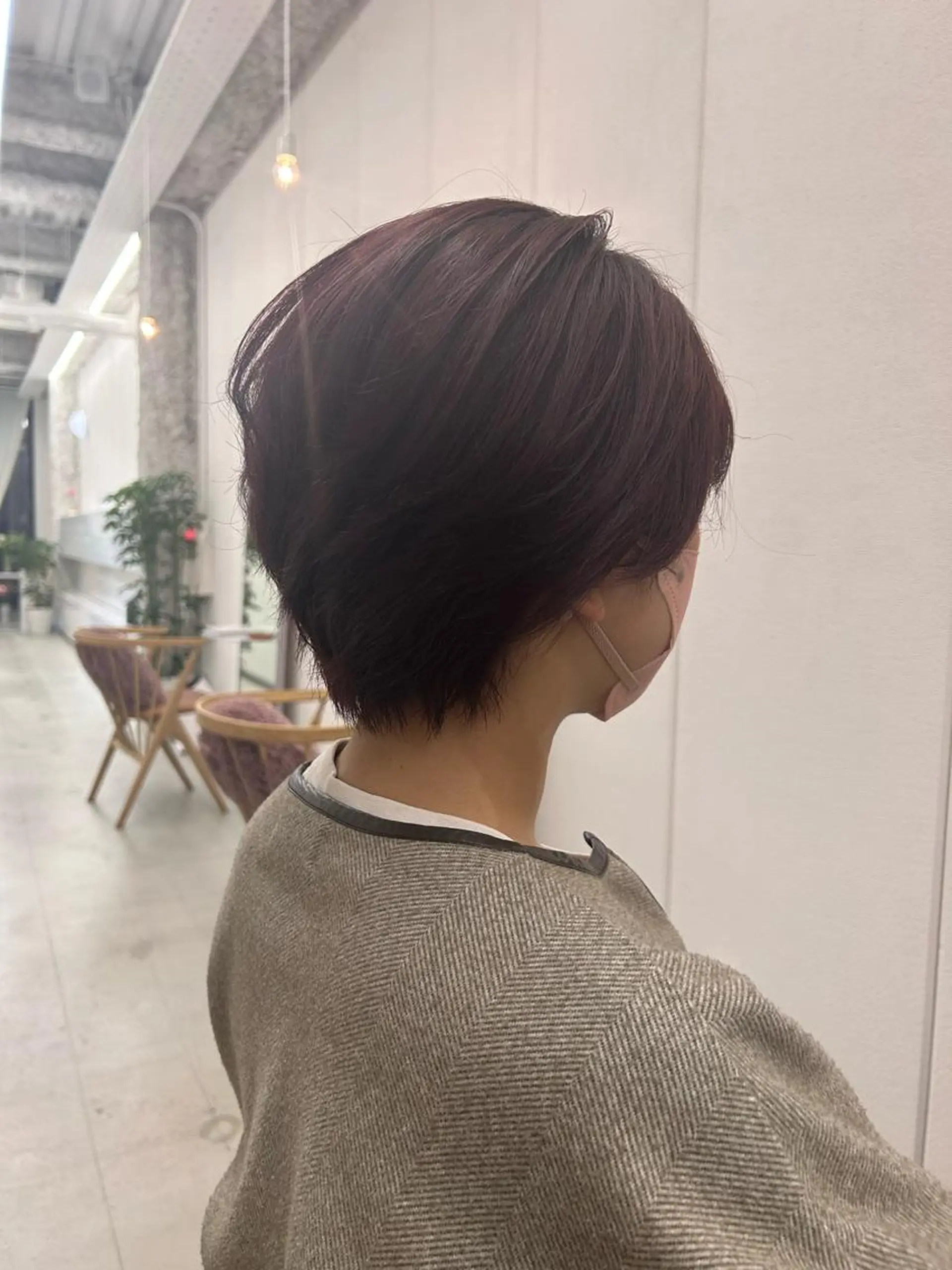 ショート カット ヘアカラー トリートメント 名古屋/伏見/花屋 併設/不破新のヘアスタイル