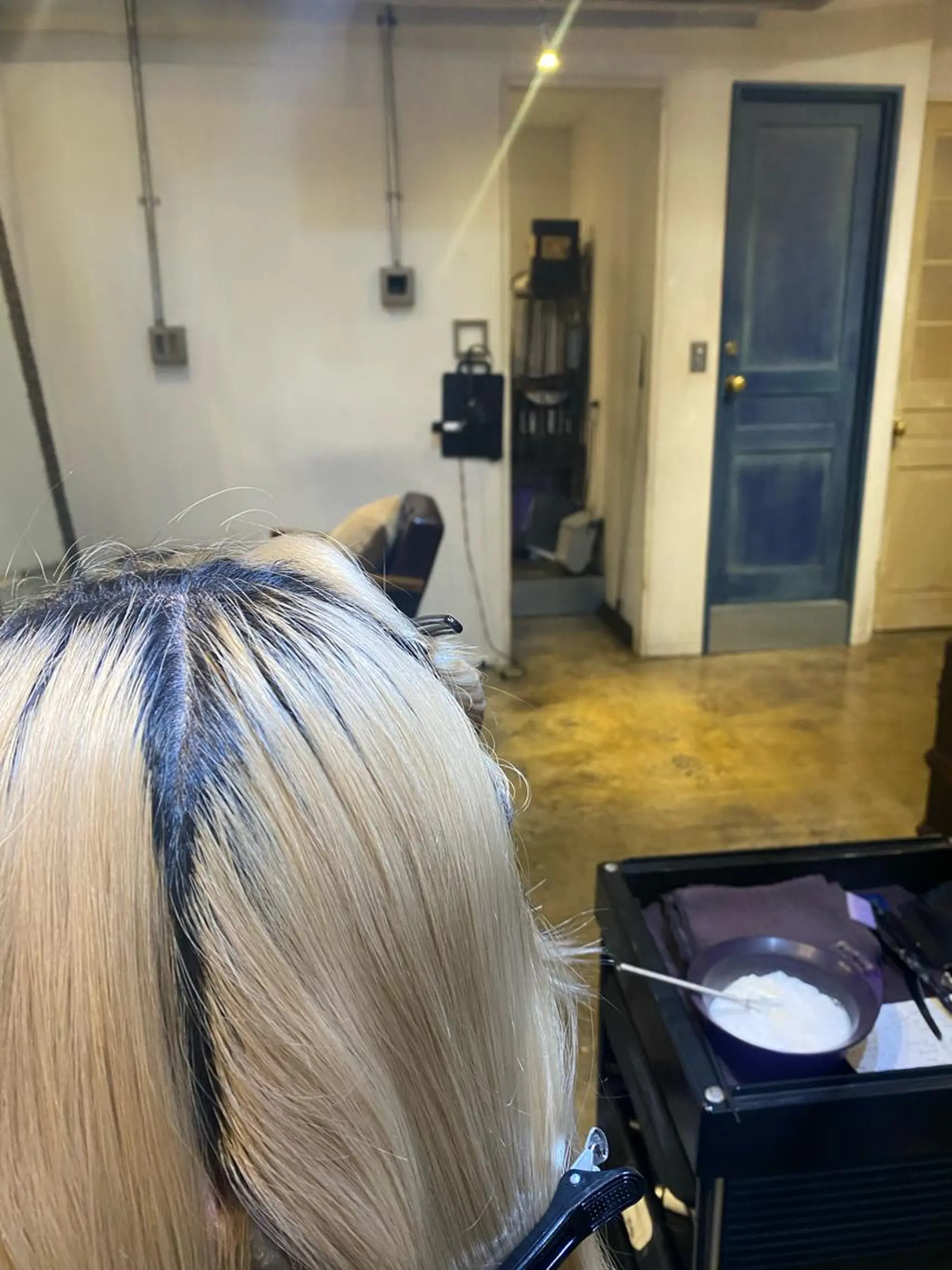 セミロング カラー ブリーチ ade omotesando所属・ボブ/レイヤー 表参道/runaのヘアスタイル