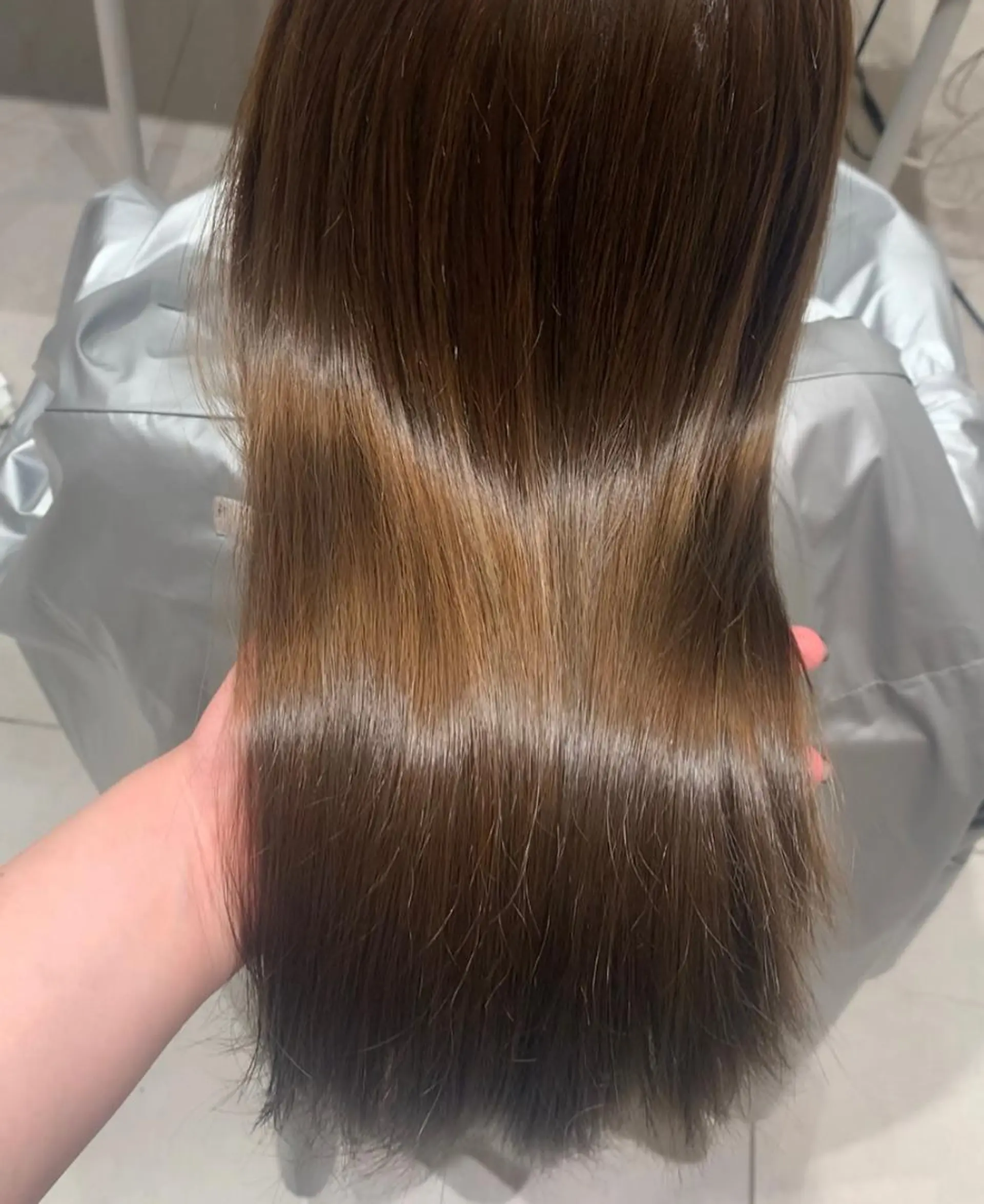 セミロング カラー ヘアアレンジ 内田 志乃のヘアスタイル