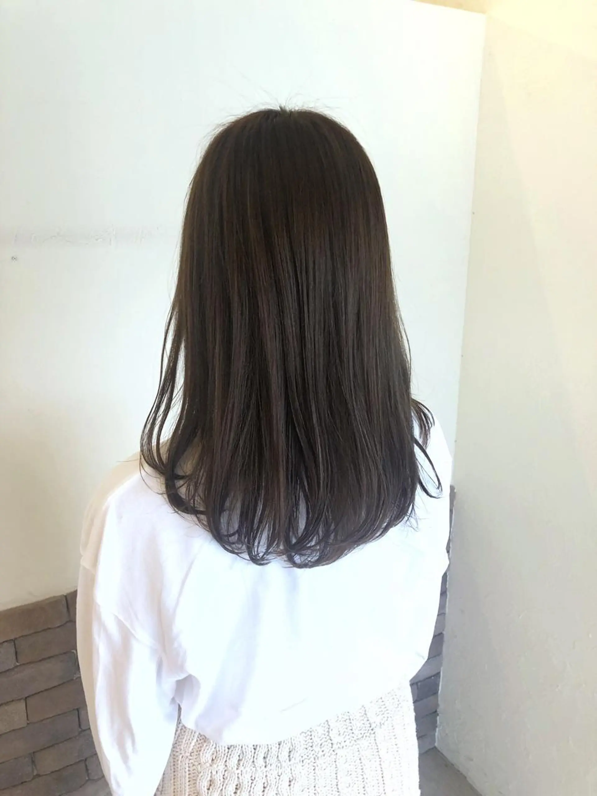 ロング カラー アッシュ ベージュカラー ✨レイヤーお任せ✨ 林有里子のヘアスタイル