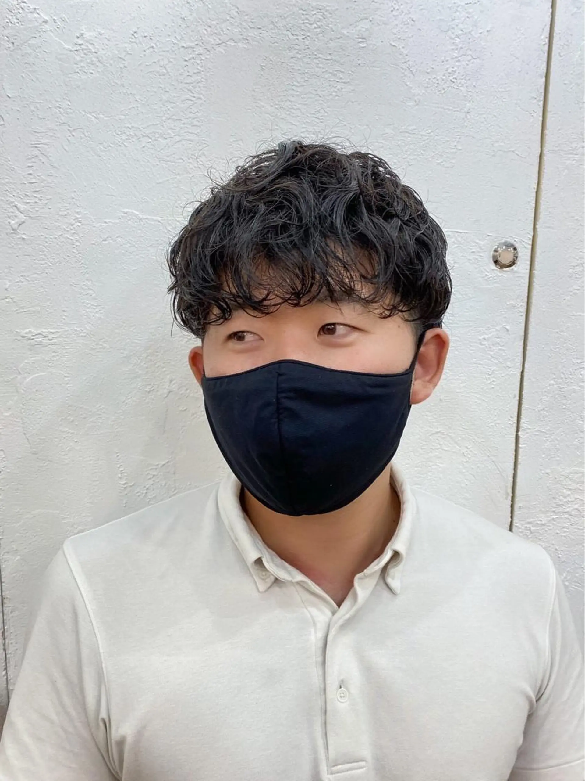 パーマ メンズ カット パーマ トリートメント パーマ、髪質改善 菊地美月のヘアスタイル