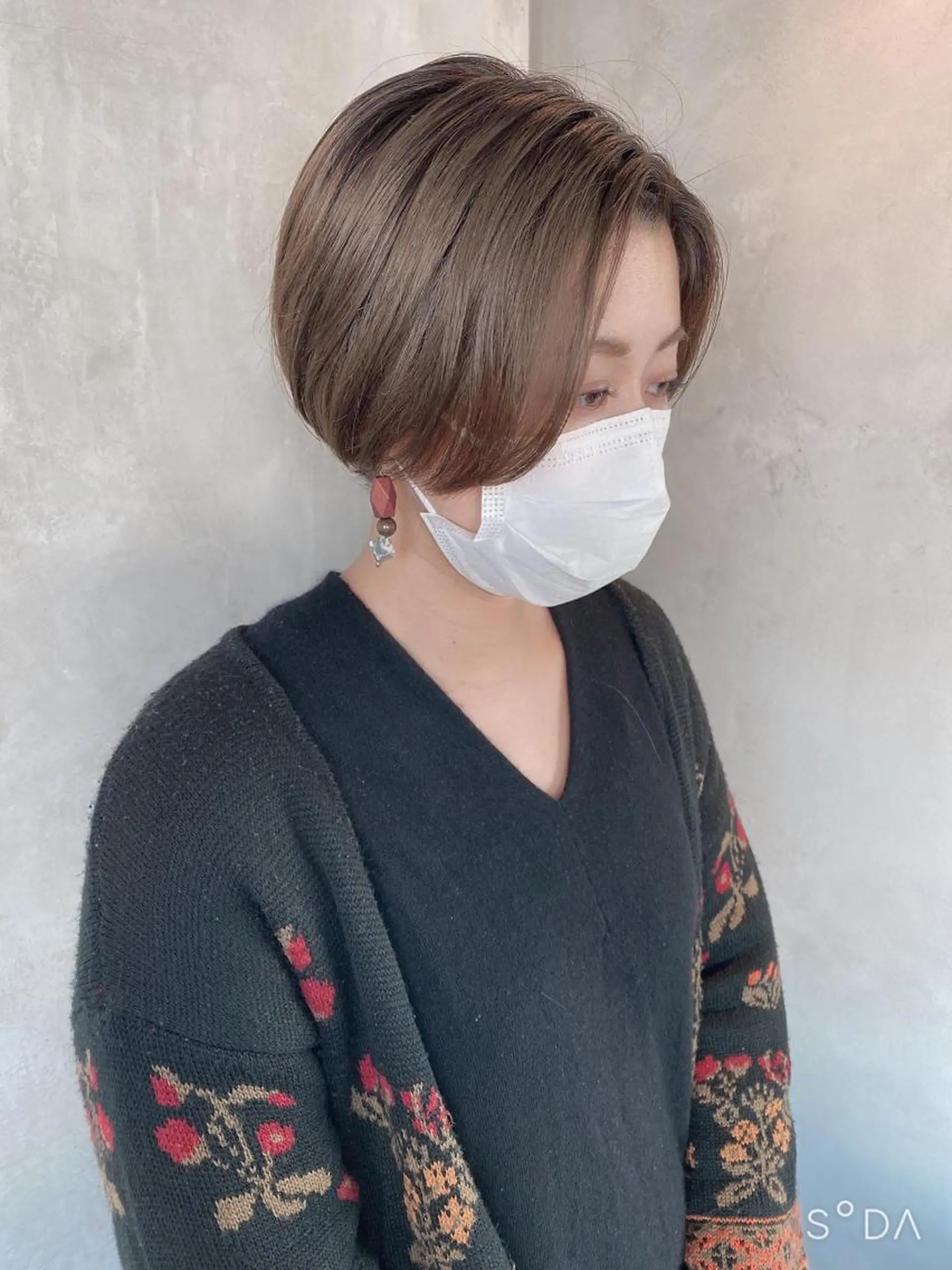 ショート カラー ヘアアレンジ stylist/蛯谷 珠里のヘアスタイル
