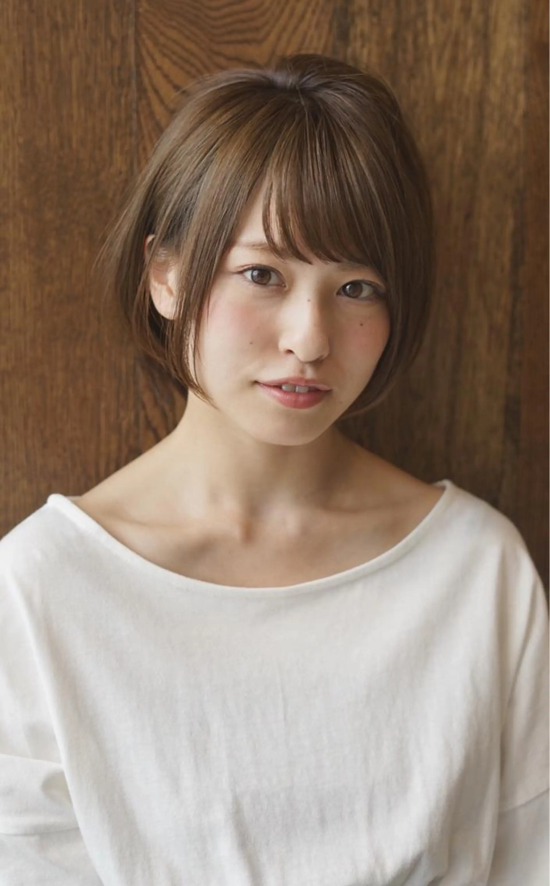 ショート 武田涼レイヤーカット 髪質改善×縮毛矯正のヘアスタイル