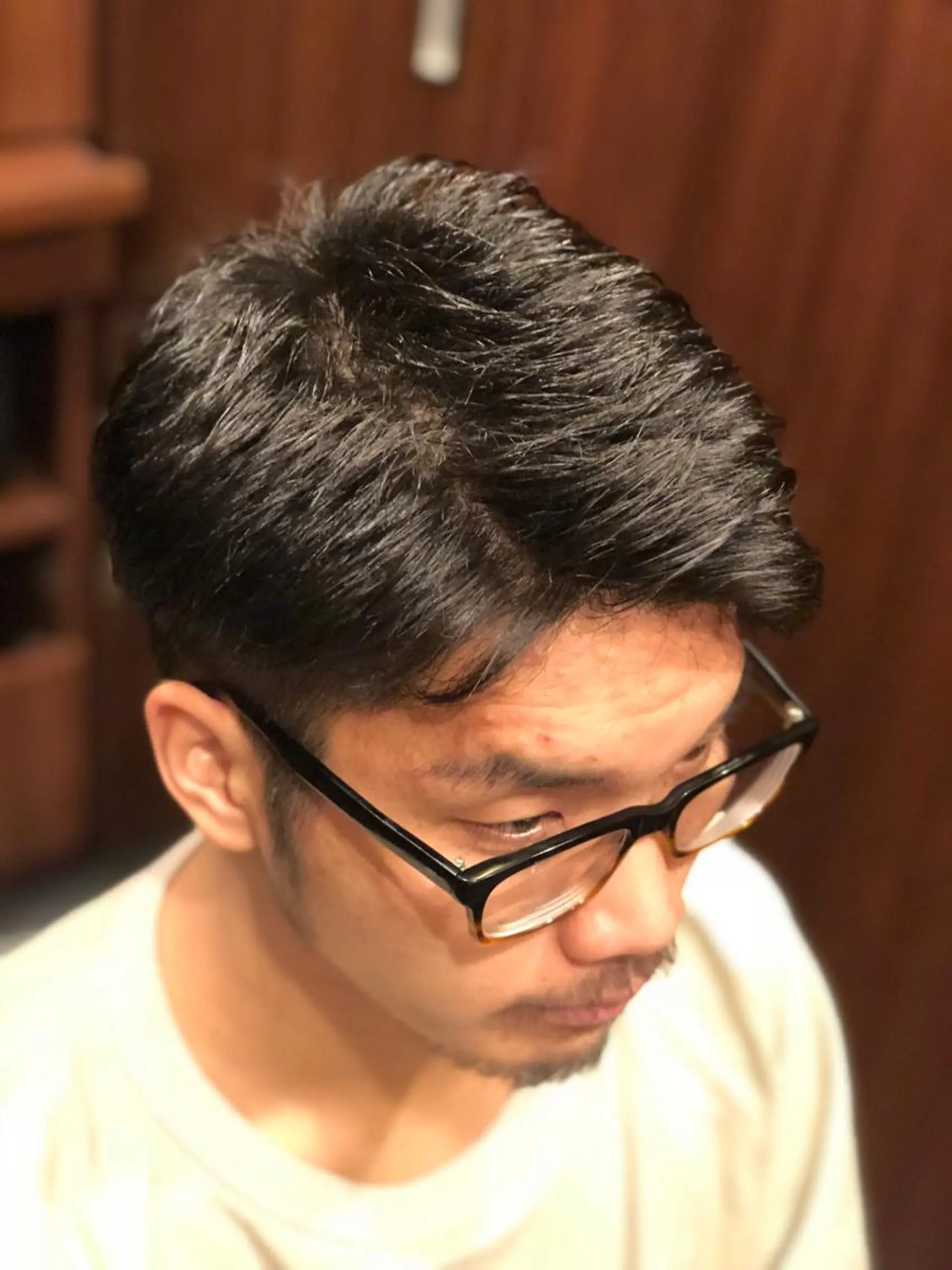 ショート パーマ メンズ ヒロ銀座 上口雄大のヘアスタイル