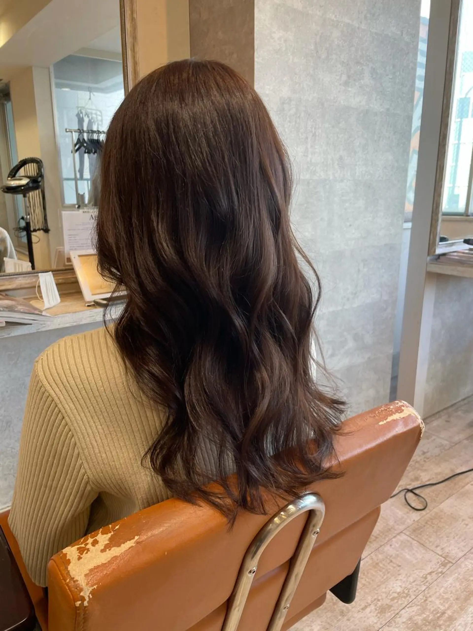 ロング カラー カット ヘアカラー トリートメント Agu hair verse所属・小顔/似合わせカット 杉山莉菜のヘアスタイル