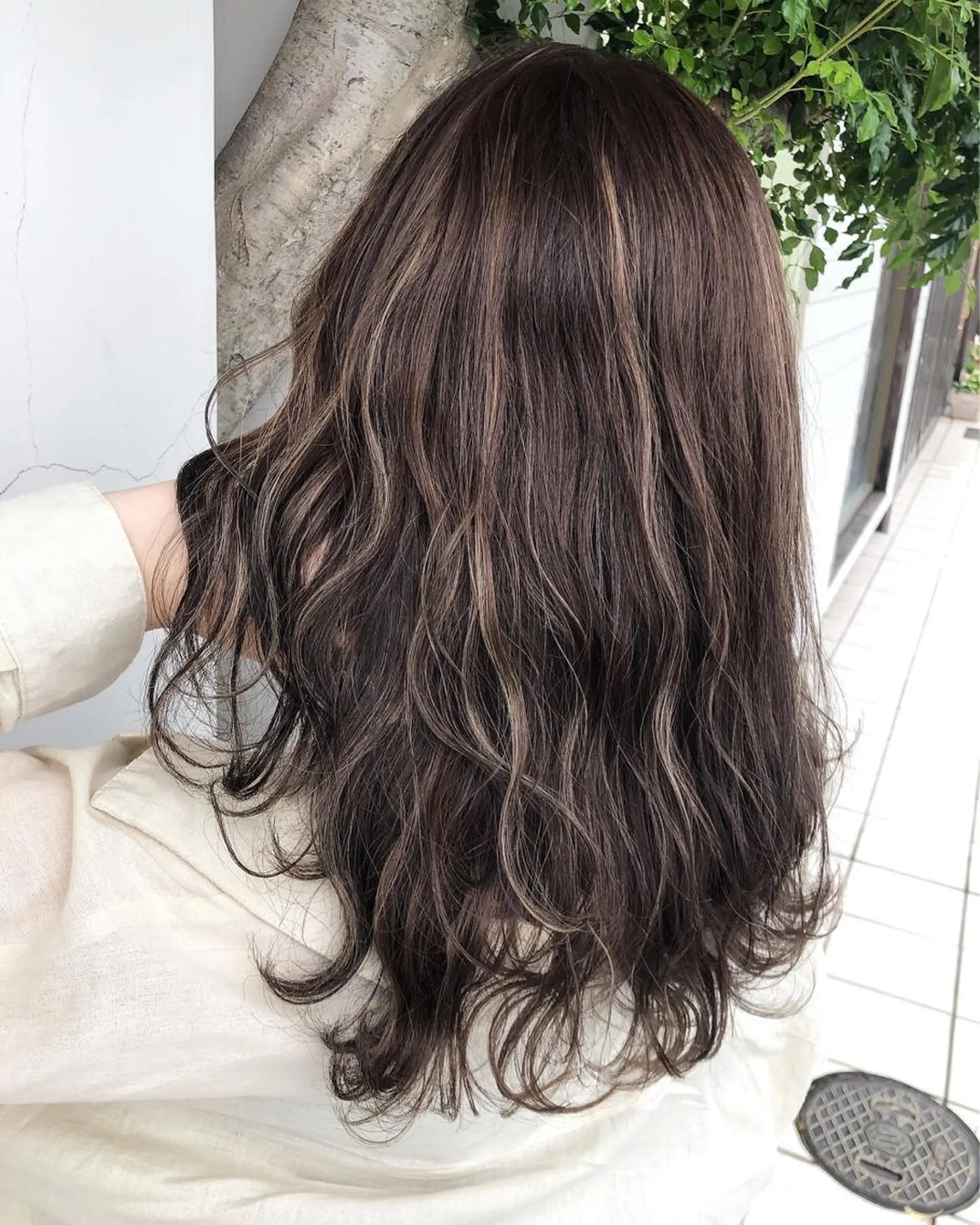 ミディアム カラー カット ヘアカラー トリートメント 具志 正太のヘアスタイル