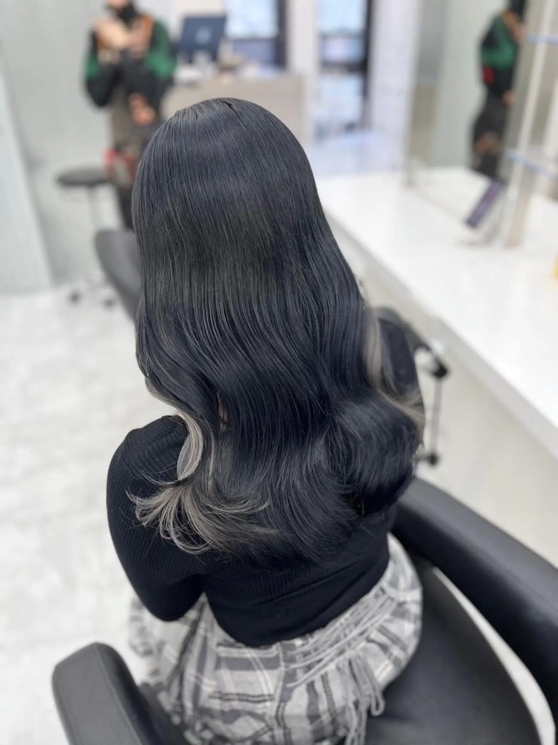 カラー ヘアカラー トリートメント ヘッドスパ ヘアセット 韓国トレンド🇰🇷 レイヤー♡シアターのヘアスタイル