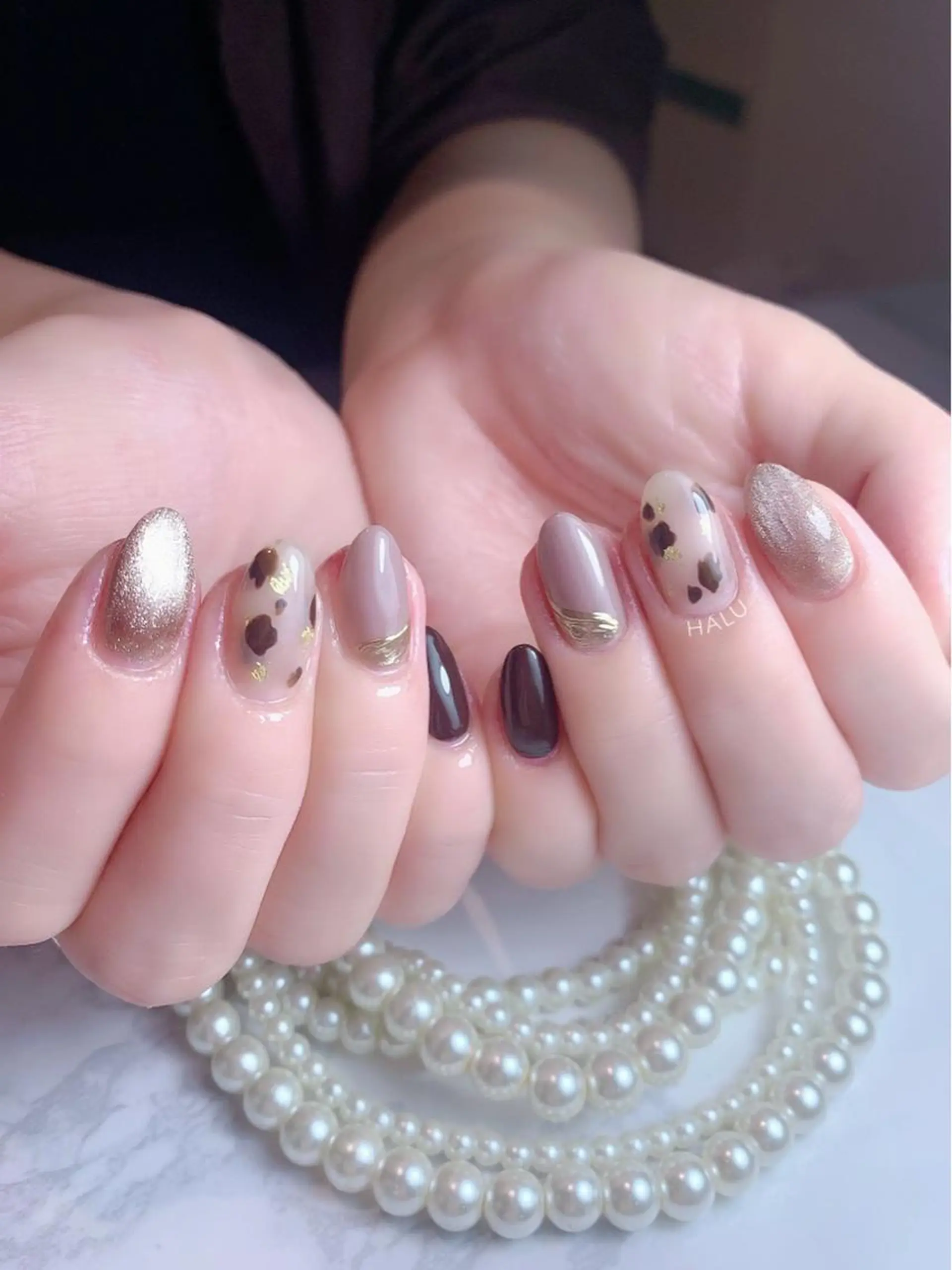 ネイル アニマル柄 HALU ハルのネイルデザイン