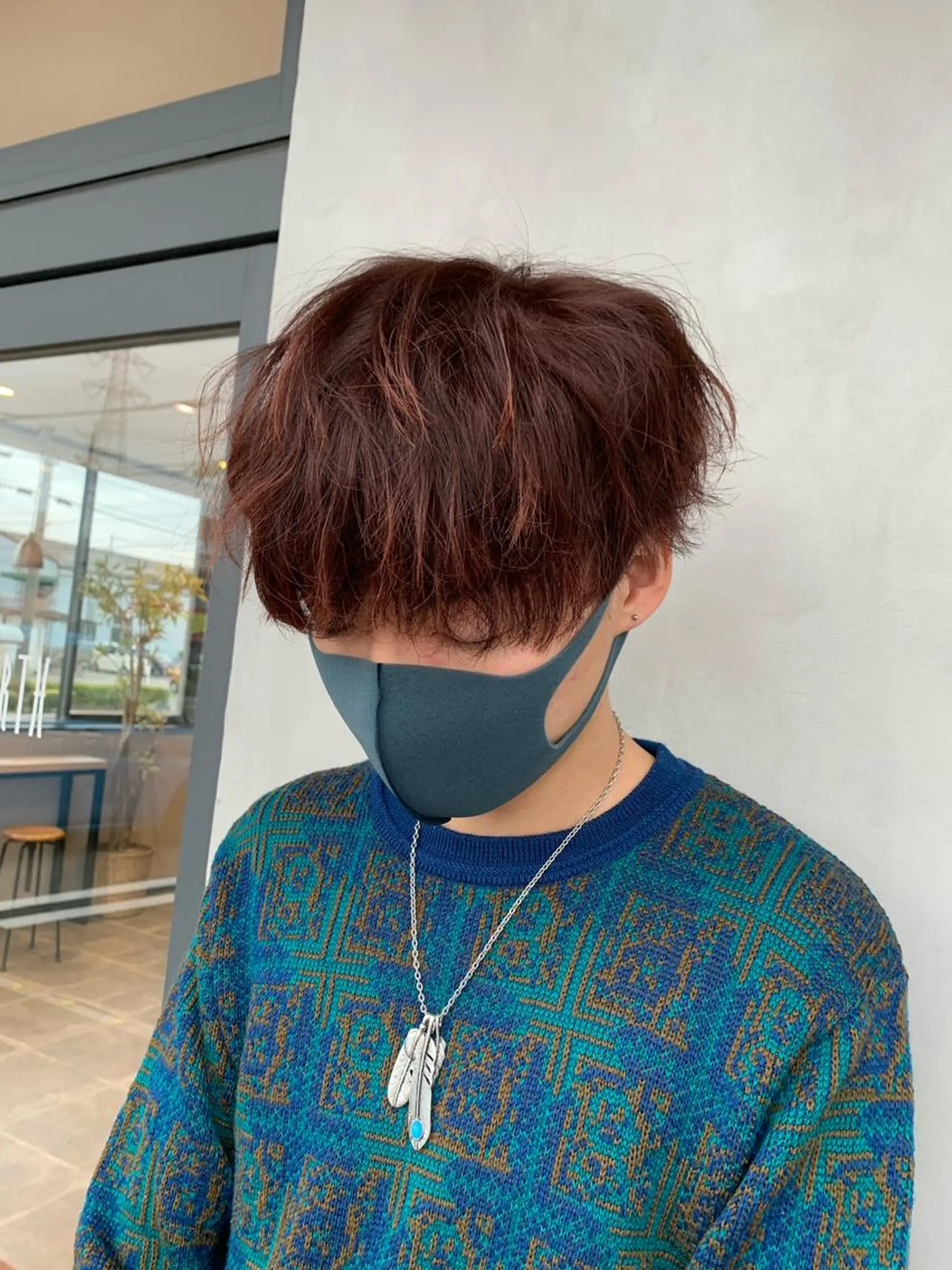 カラー ブリーチ ブリーチなしカラー 名古屋／デザイン／ ブリーチ/松井亮磨のヘアスタイル