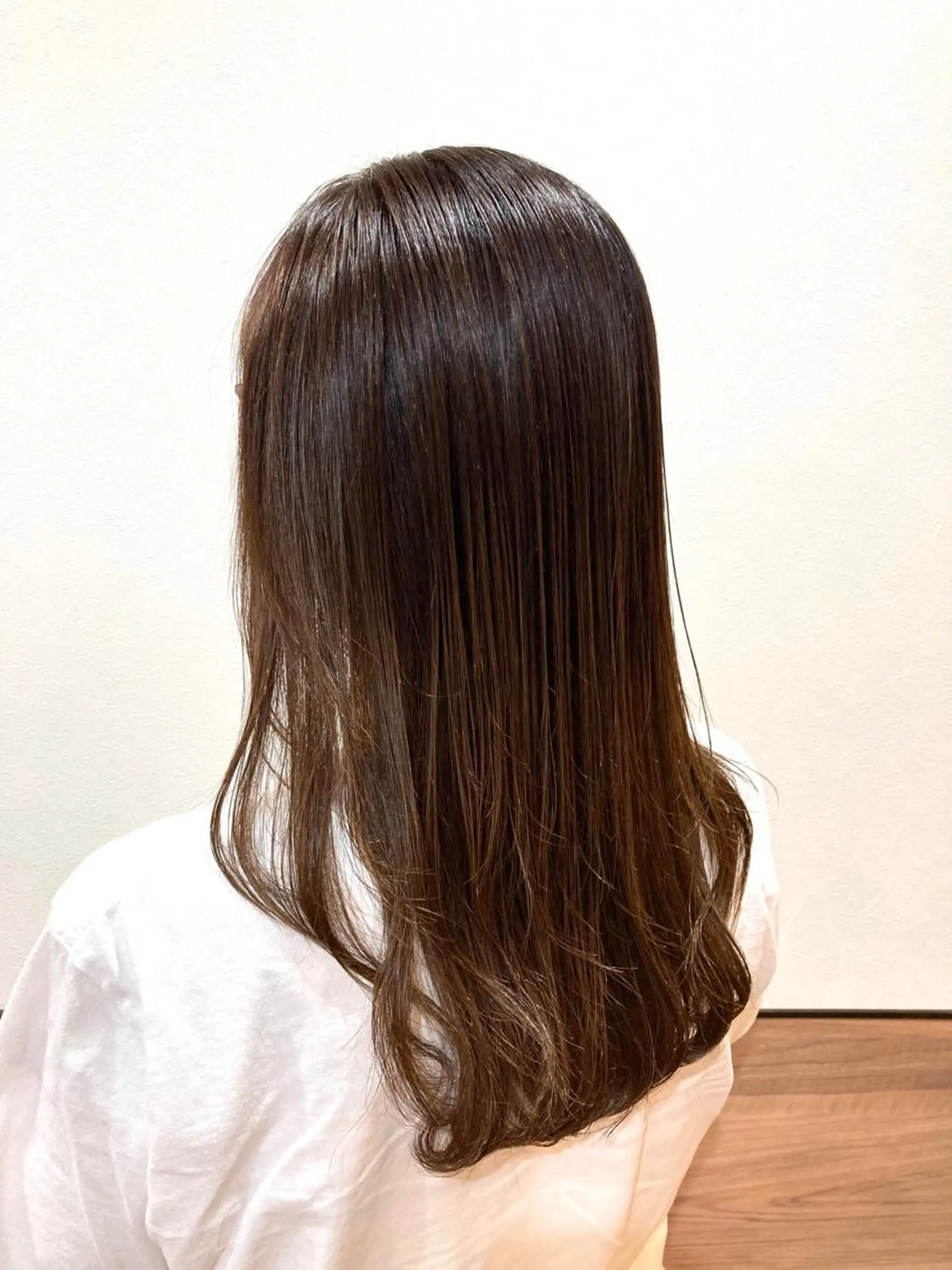 ロング パーマ 縮毛矯正 Annon プライベートサロンのヘアスタイル