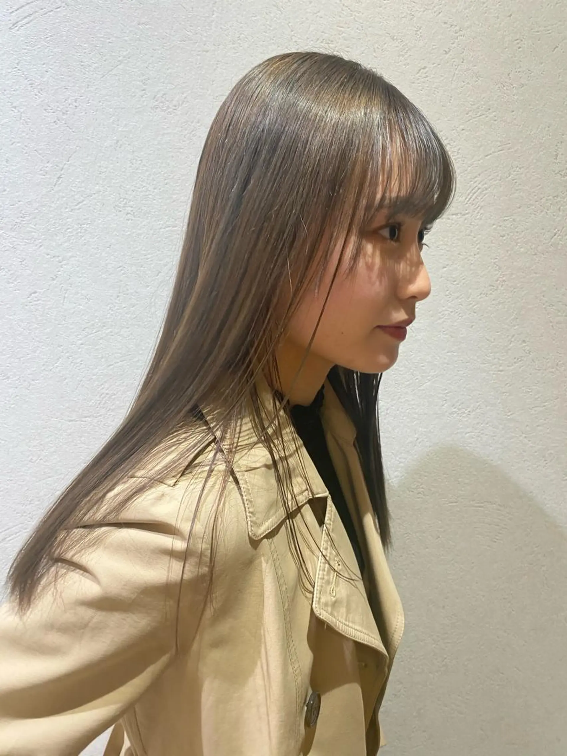 ロング カラー グレージュ ヘアカラー トリートメント ヘッドスパ パーマ指名No1 /namiのヘアスタイル