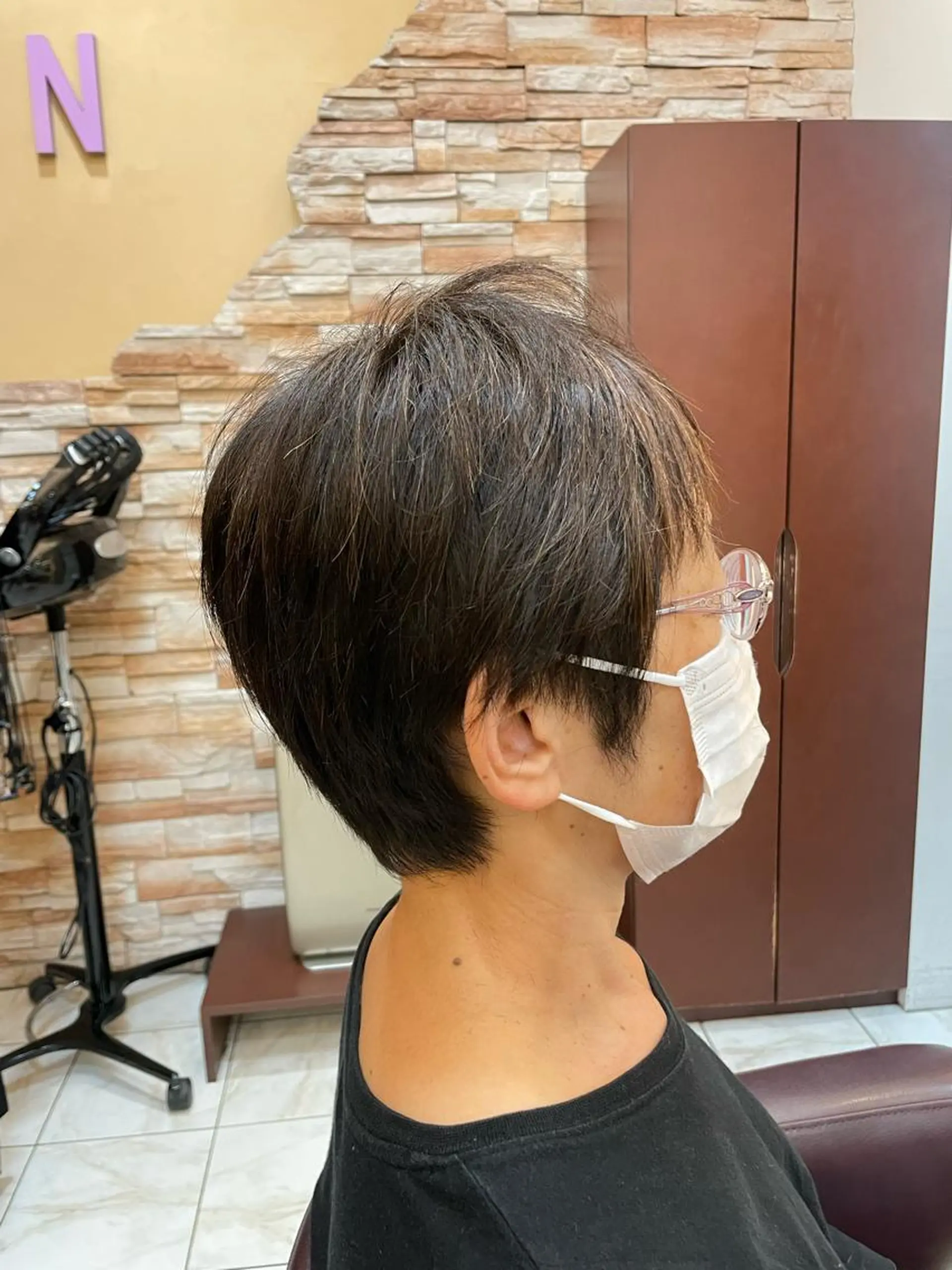 ショート 新籾 尚哉のヘアスタイル