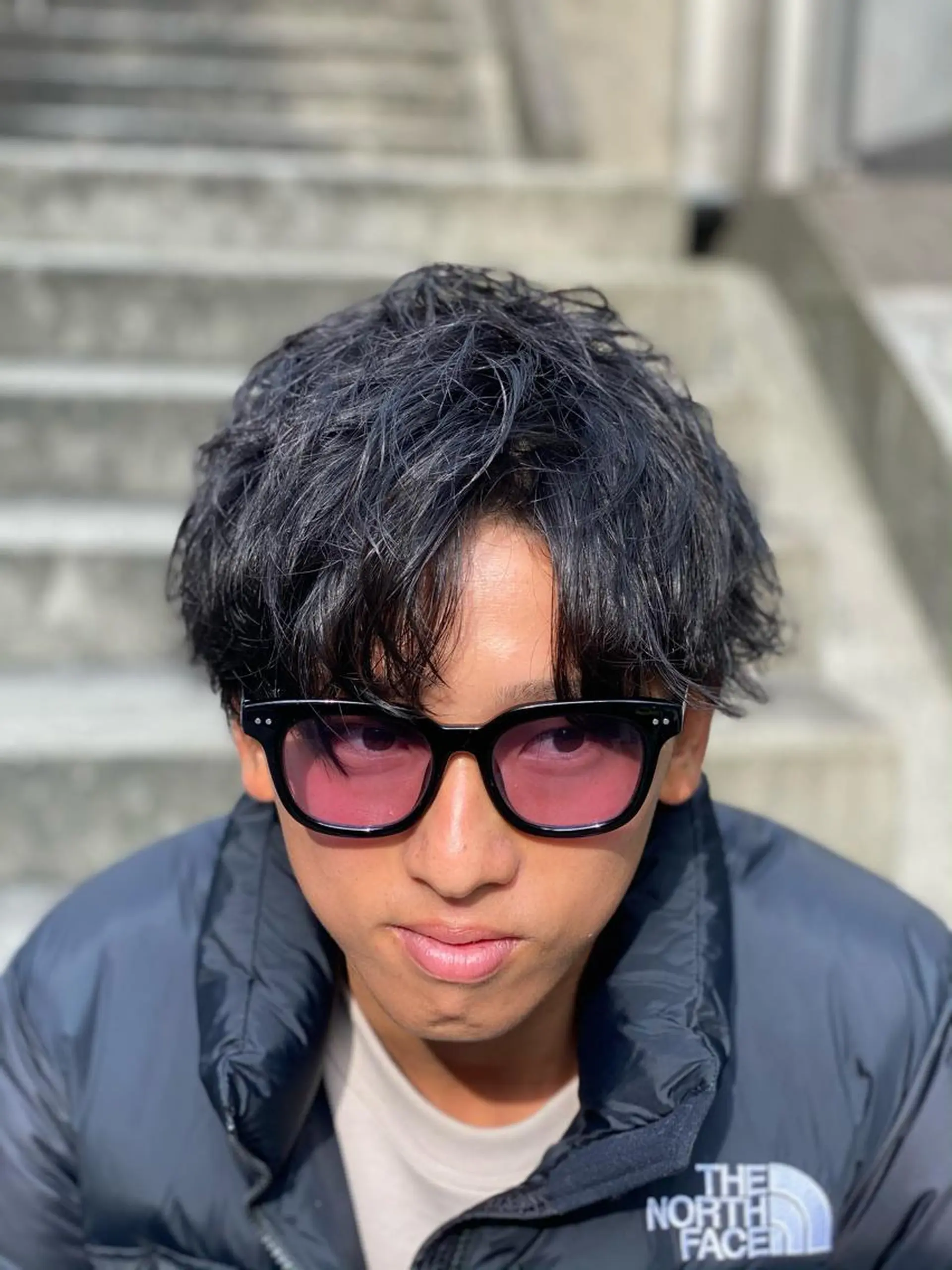 ショート メンズ 🟦ニュアンス/メン ズパーマ横浜🟦のヘアスタイル