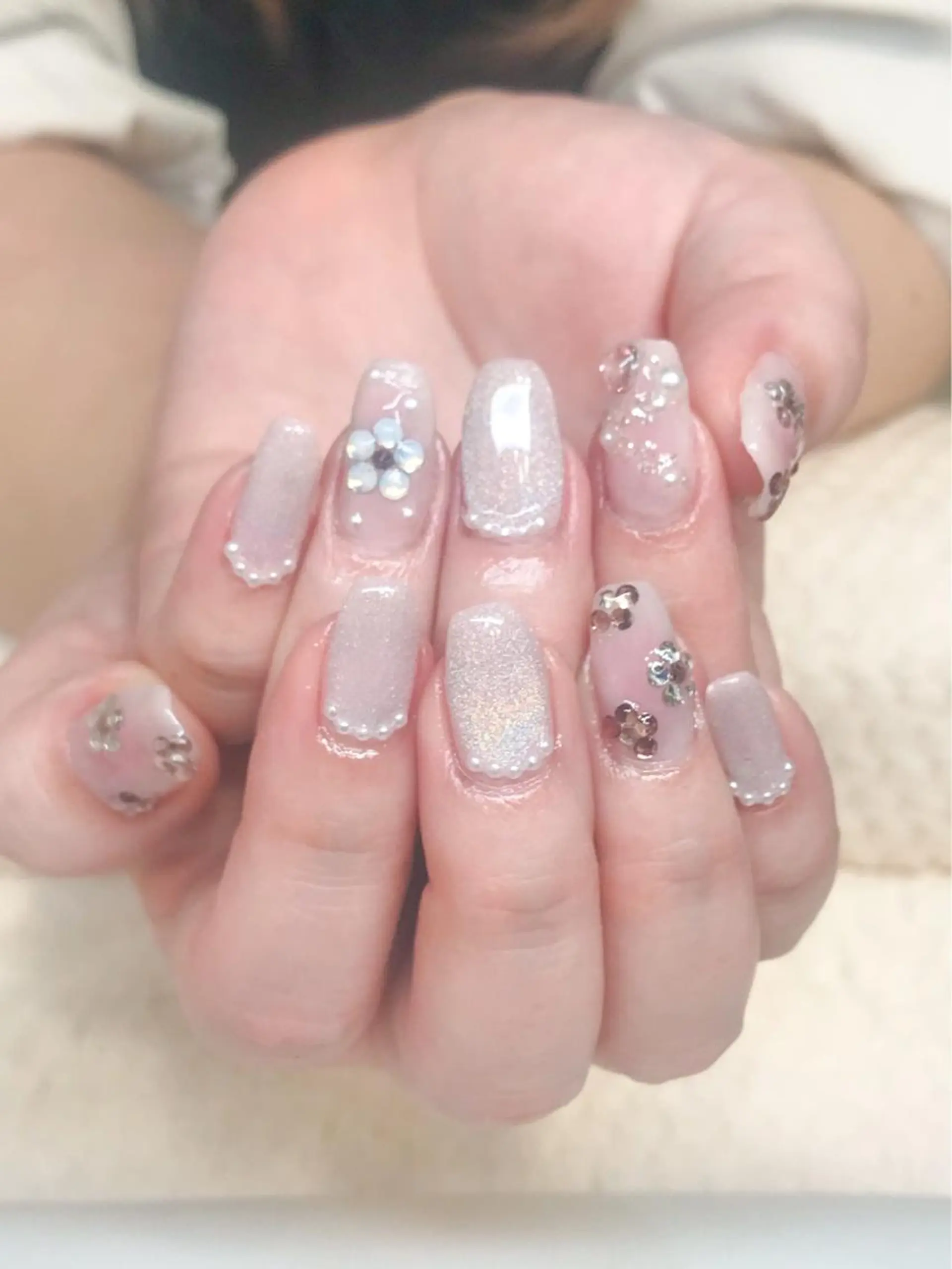 ネイル アートネイル マグネットネイル ストーンネイル Nyanco Nailのネイルデザイン