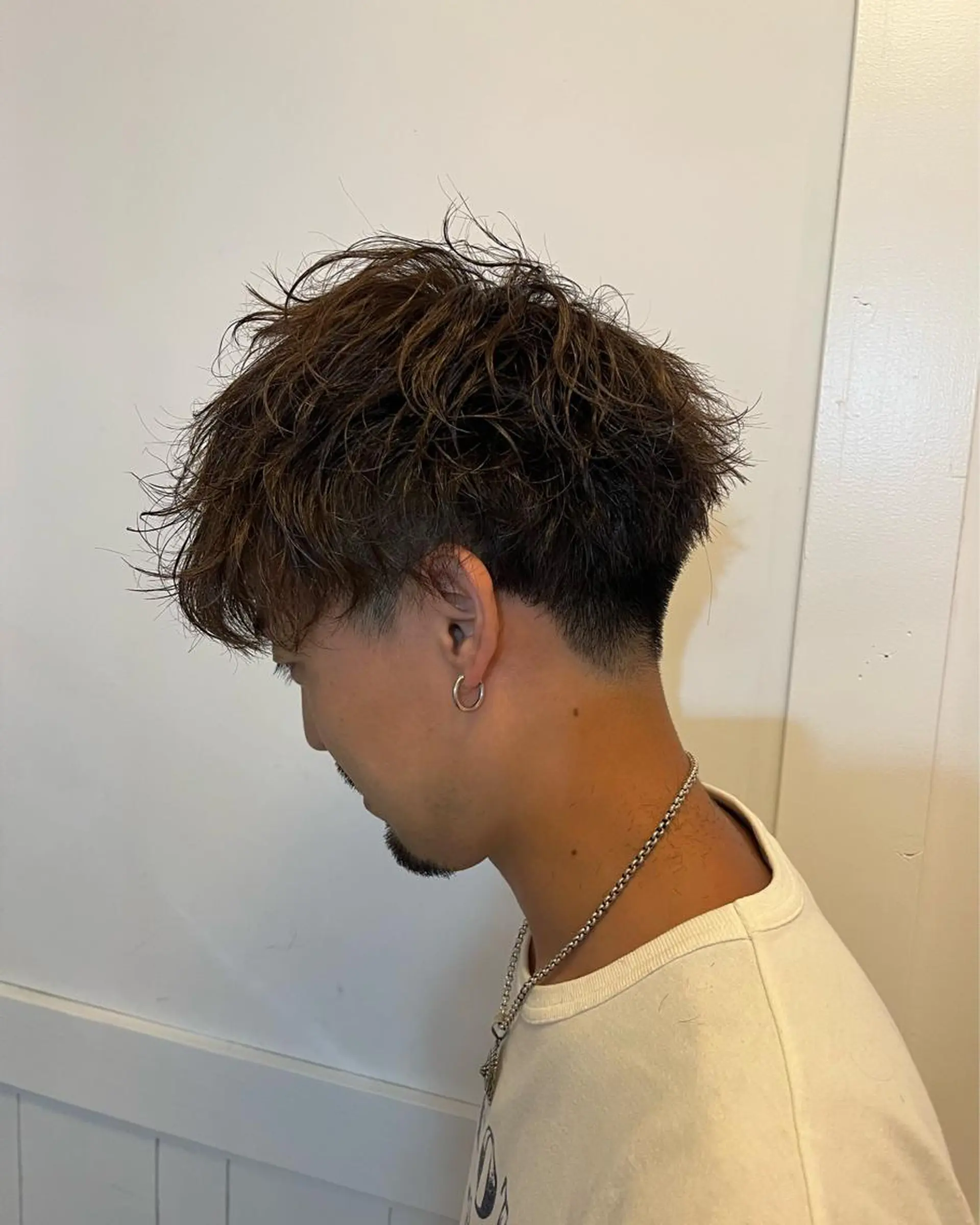 パーマ メンズ 狩野 くるみのヘアスタイル