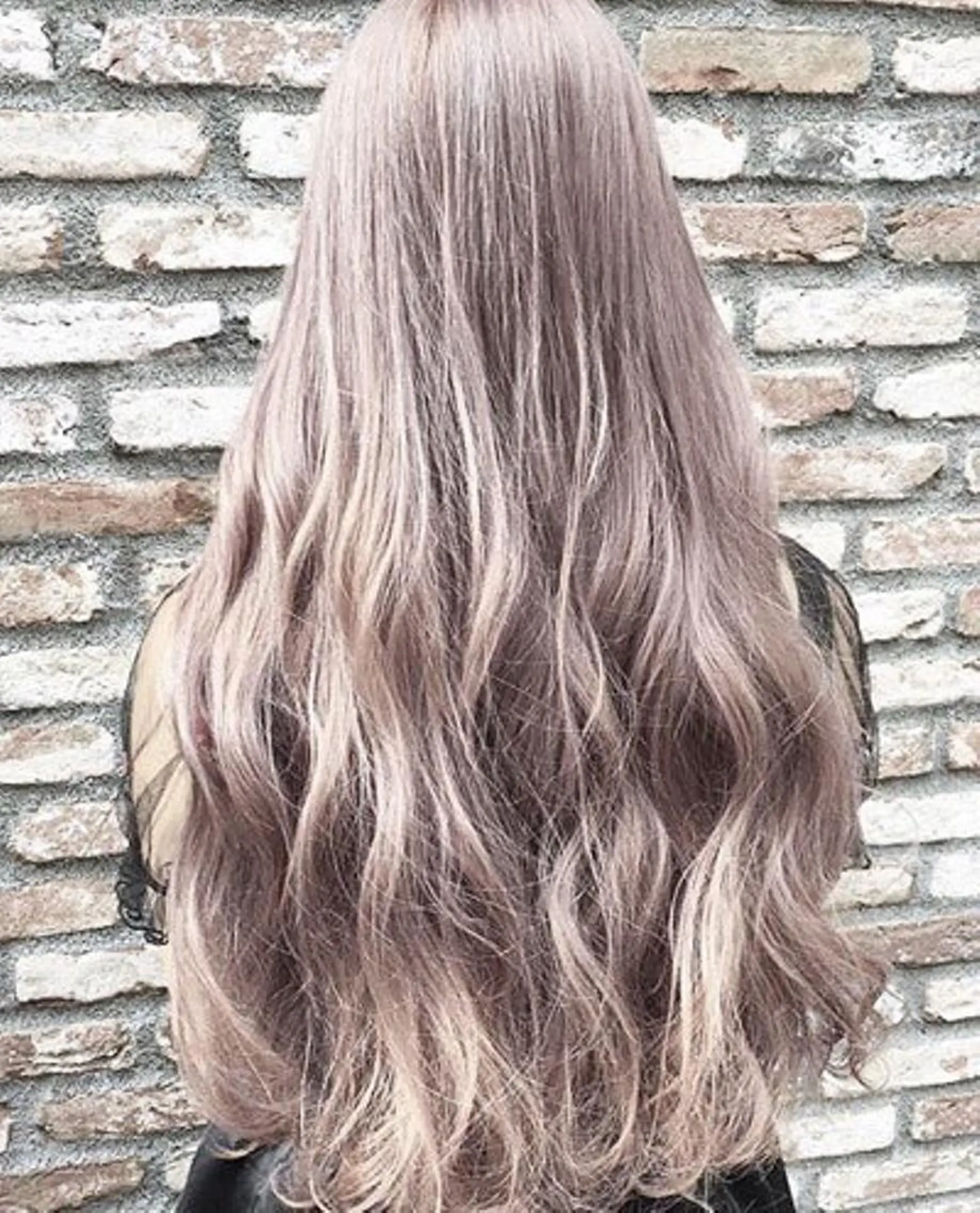 ロング カラー パーマ ヘアアレンジ チビ編み込みエクステ シールEXどぅ〜すのヘアスタイル