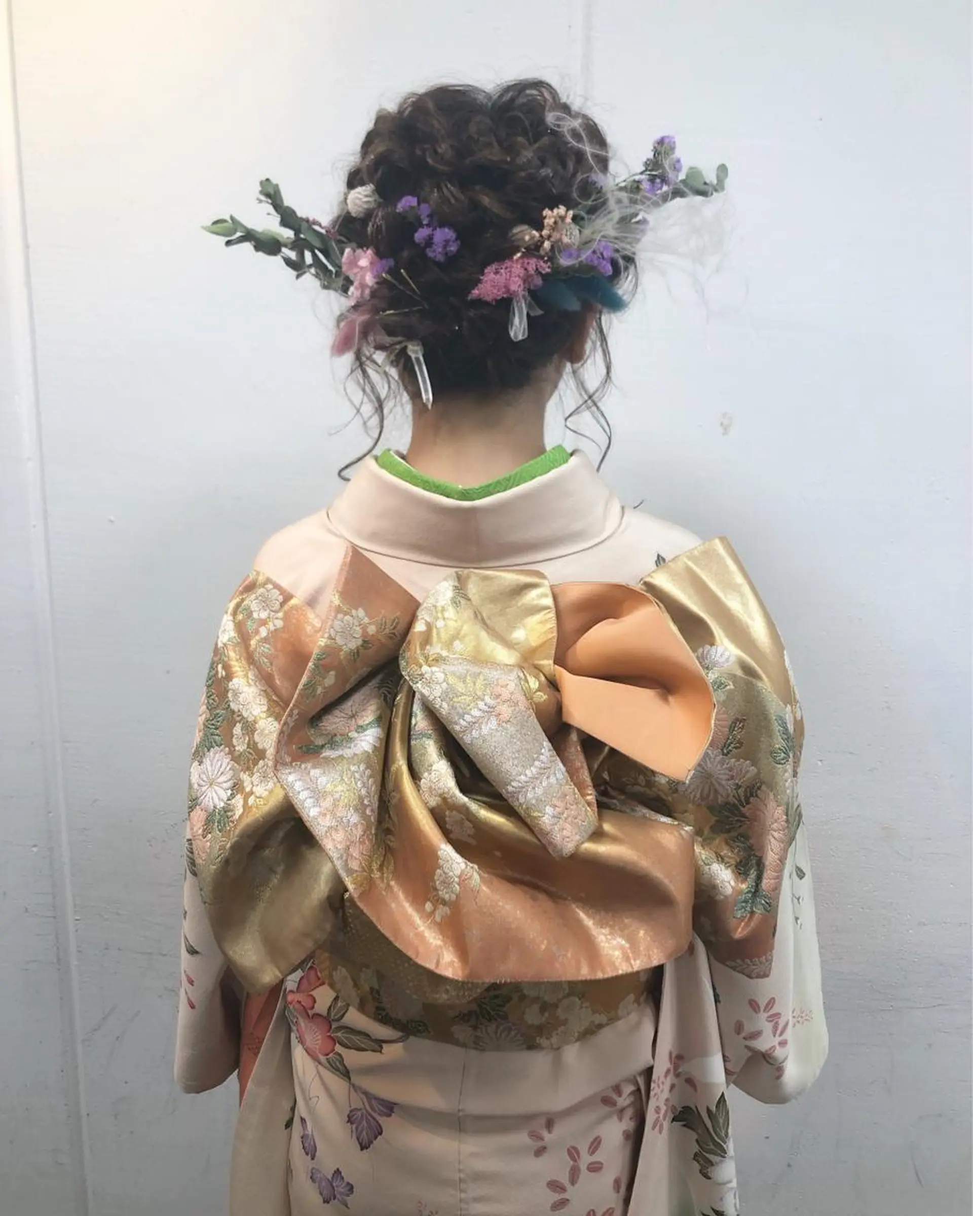 着付け イシカワ エリナのヘアスタイル