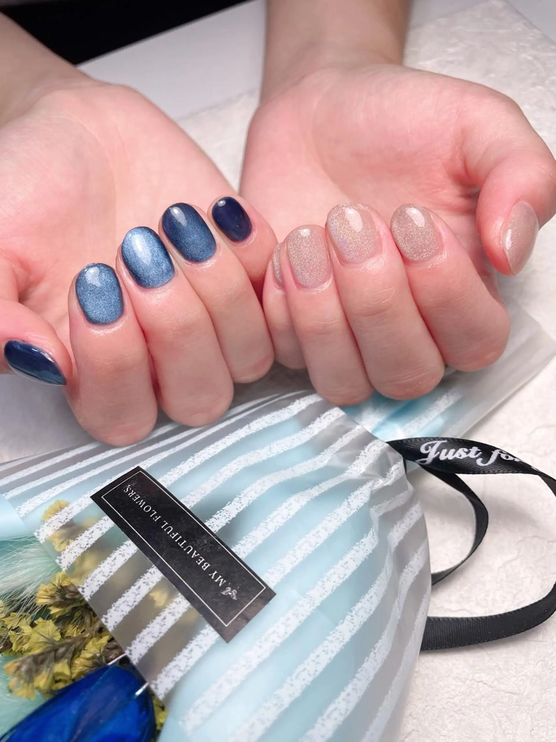ネイル ハンドネイル M🌷nail 長さだし専門店のネイルデザイン