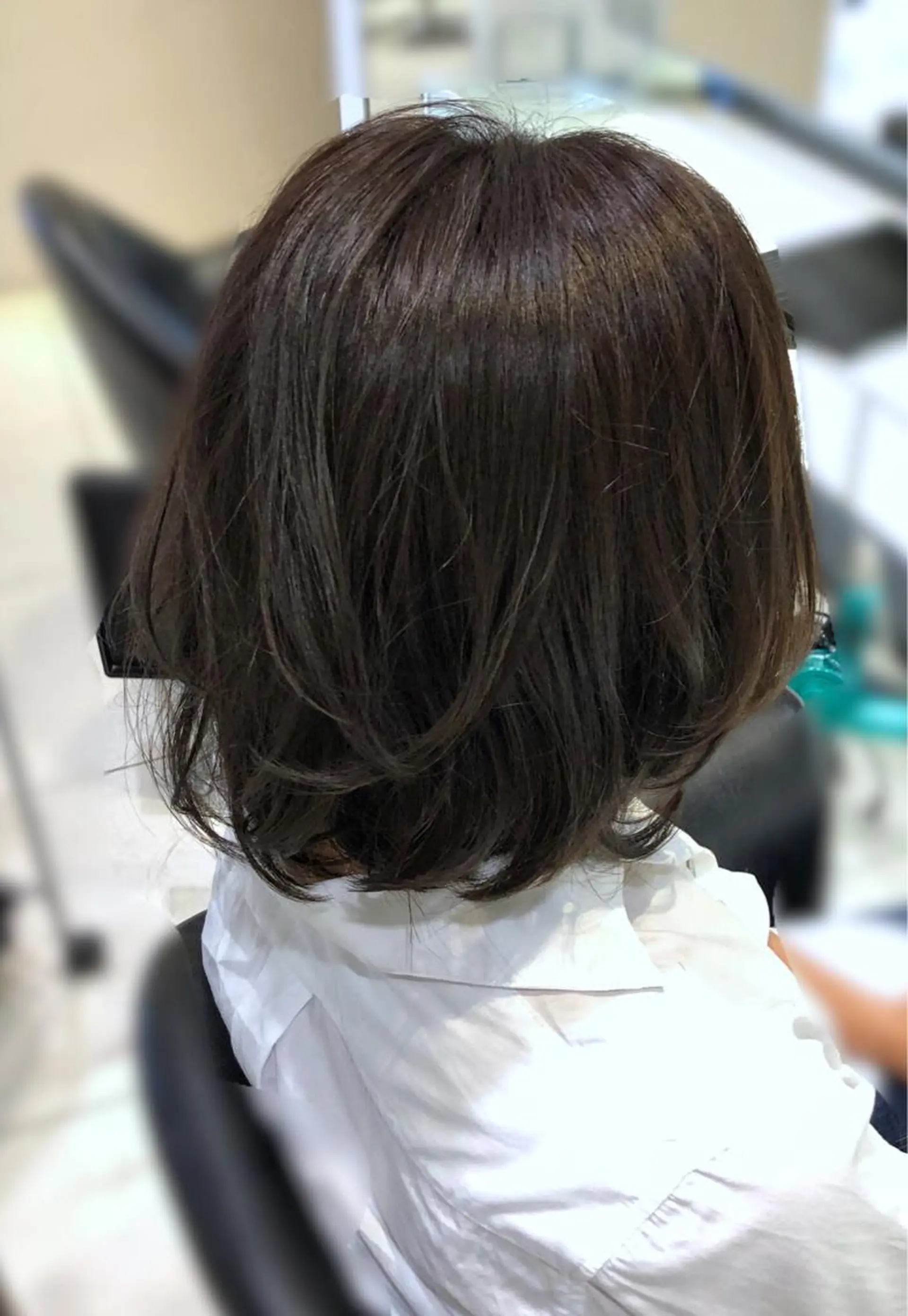 セミロング カラー ダークグレー ダークグレージュ グレージュ カット ヘアカラー トリートメント ✨髪質改善✨ 田西　基彦のヘアスタイル
