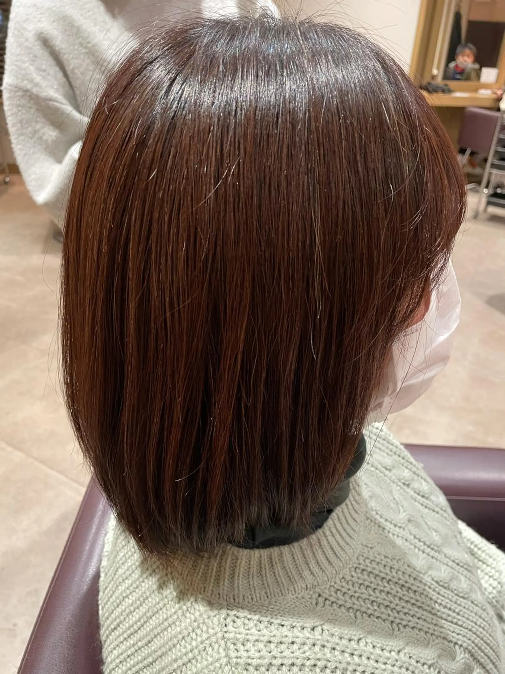 ミディアム パーマ ミディアムパーマ 韓国風ﾊﾟｰﾏ❁﻿ fu-ka❁艶ｶﾗｰのヘアスタイル