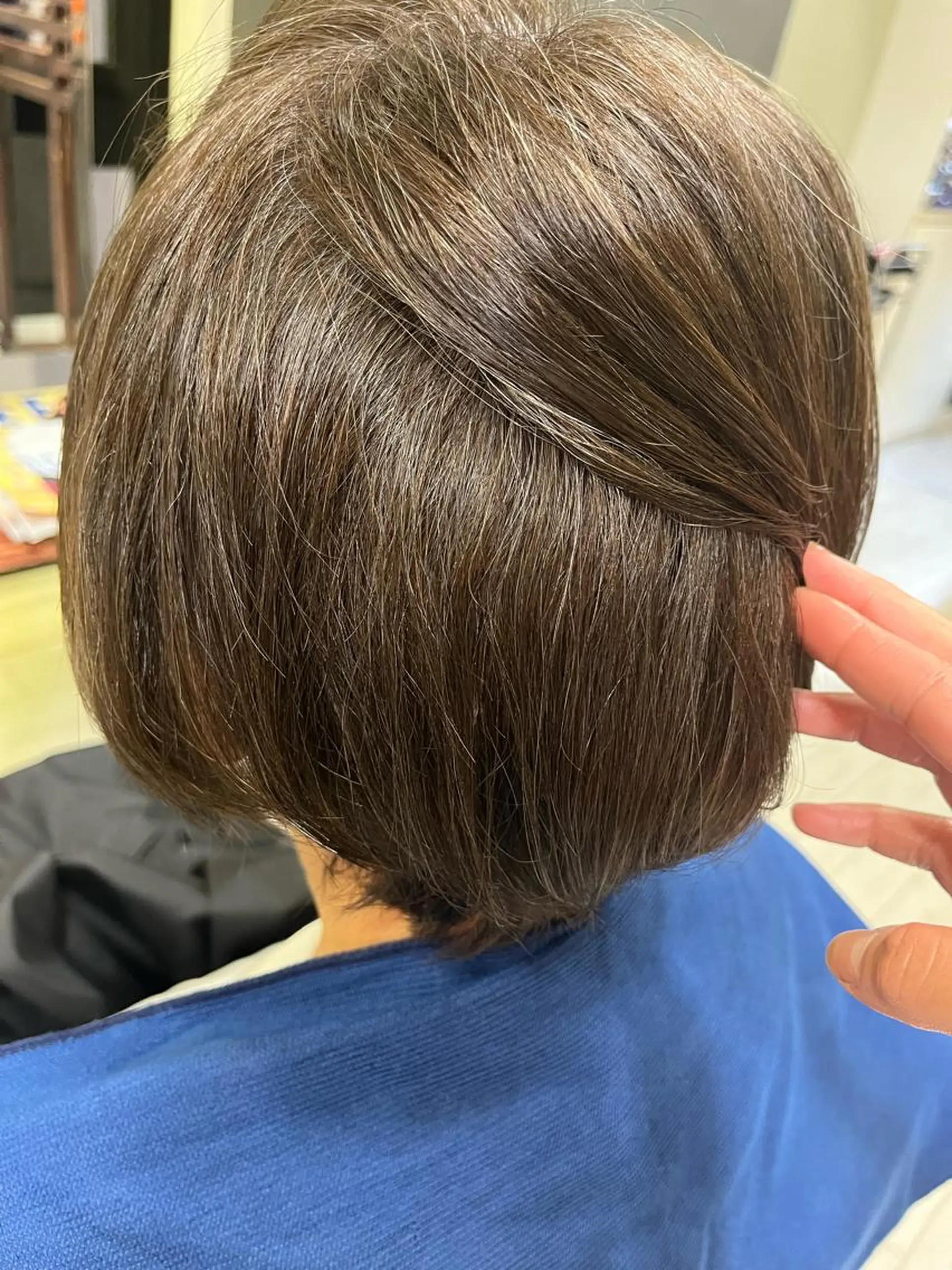 ショート カラー イルミナカラー ヘアカラー ママ美容師 ＊ヒマワリのヘアスタイル