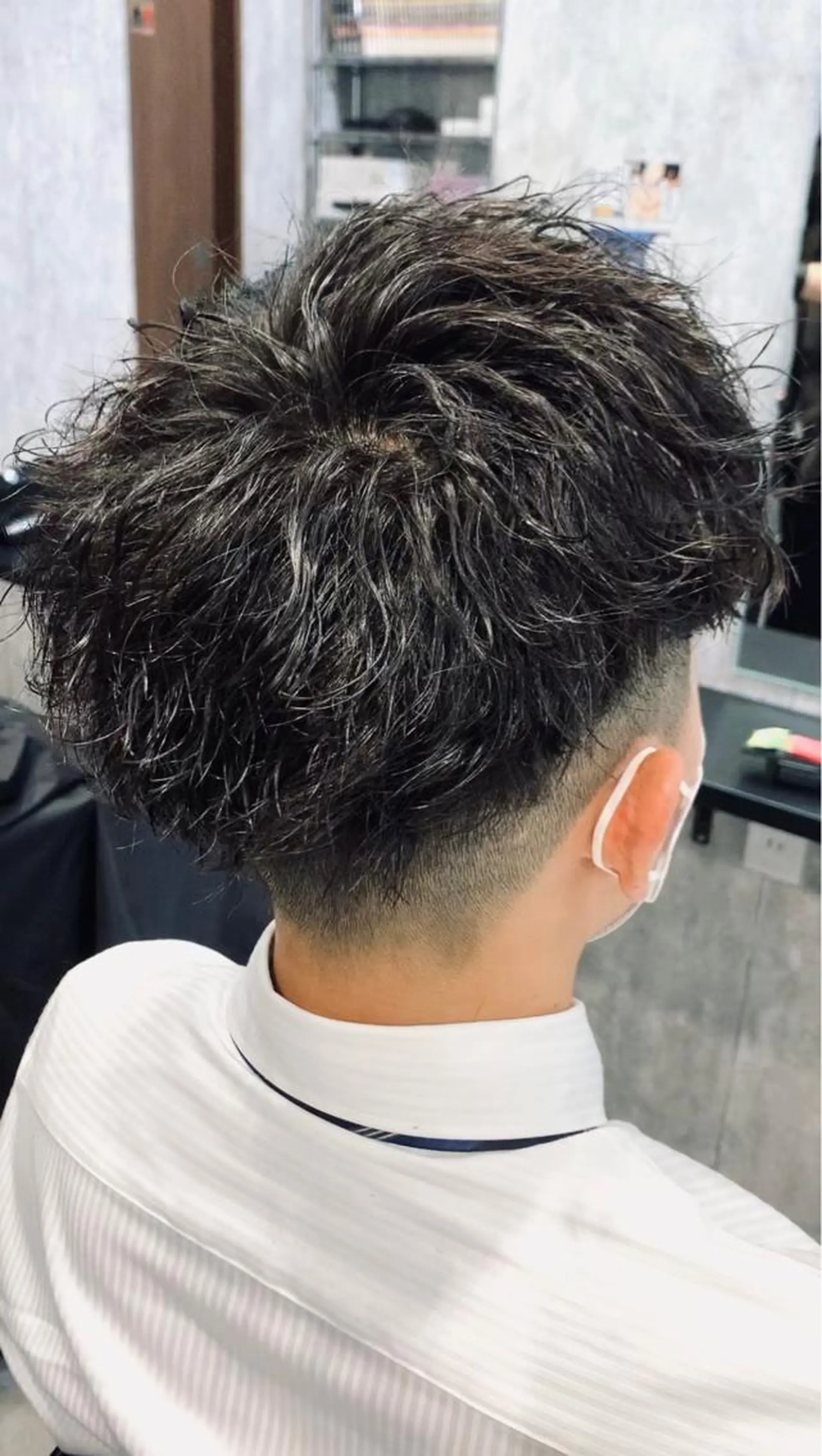 ショート パーマ メンズ AI TOKYO men’s  横浜所属・メンズ支持数No.1 👑リュウ👑のヘアスタイル