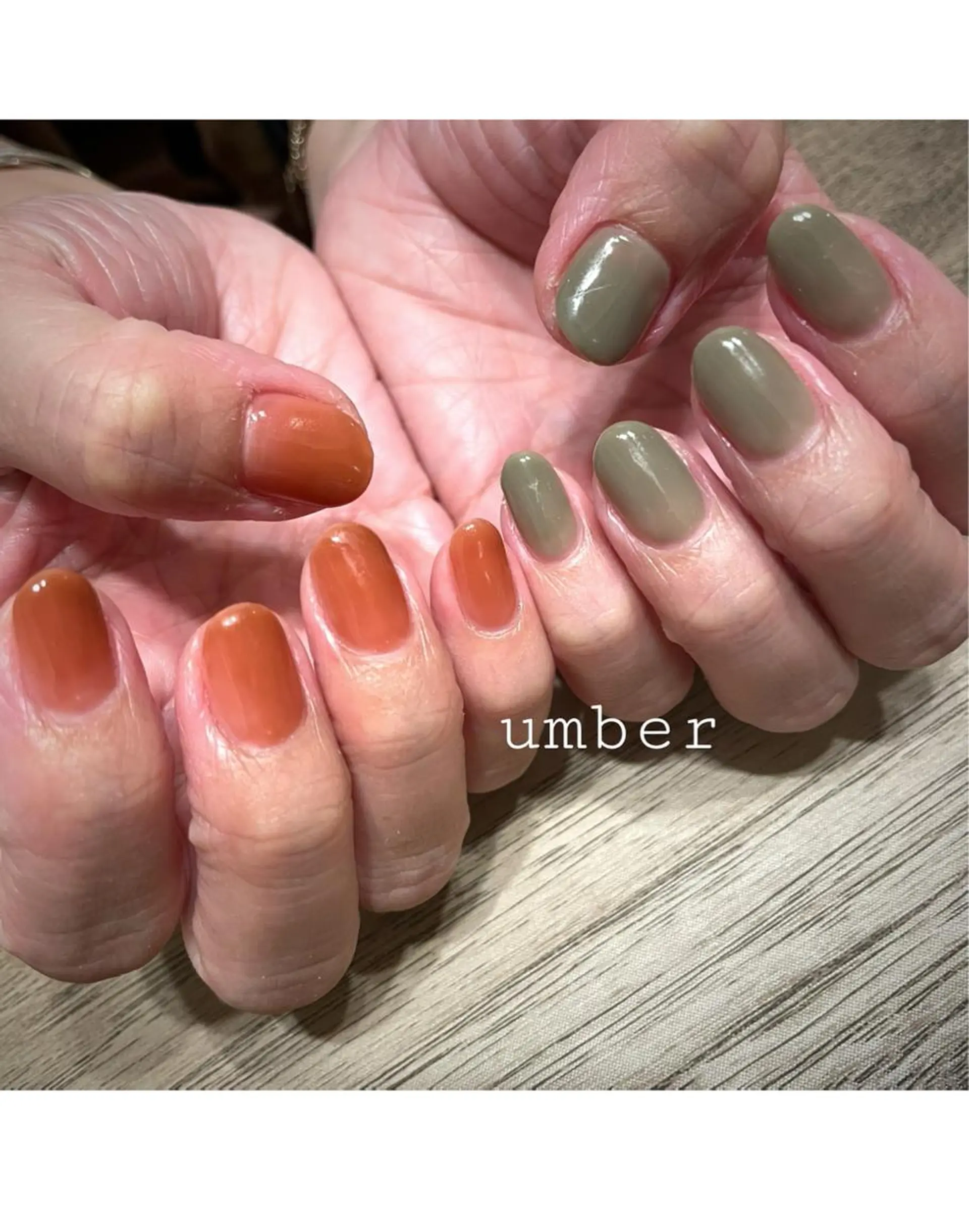 ネイル クリアネイル フットネイル フレンチネイル マグネットネイル メンズネイル ハンドネイル umber 三茶1分のネイルデザイン