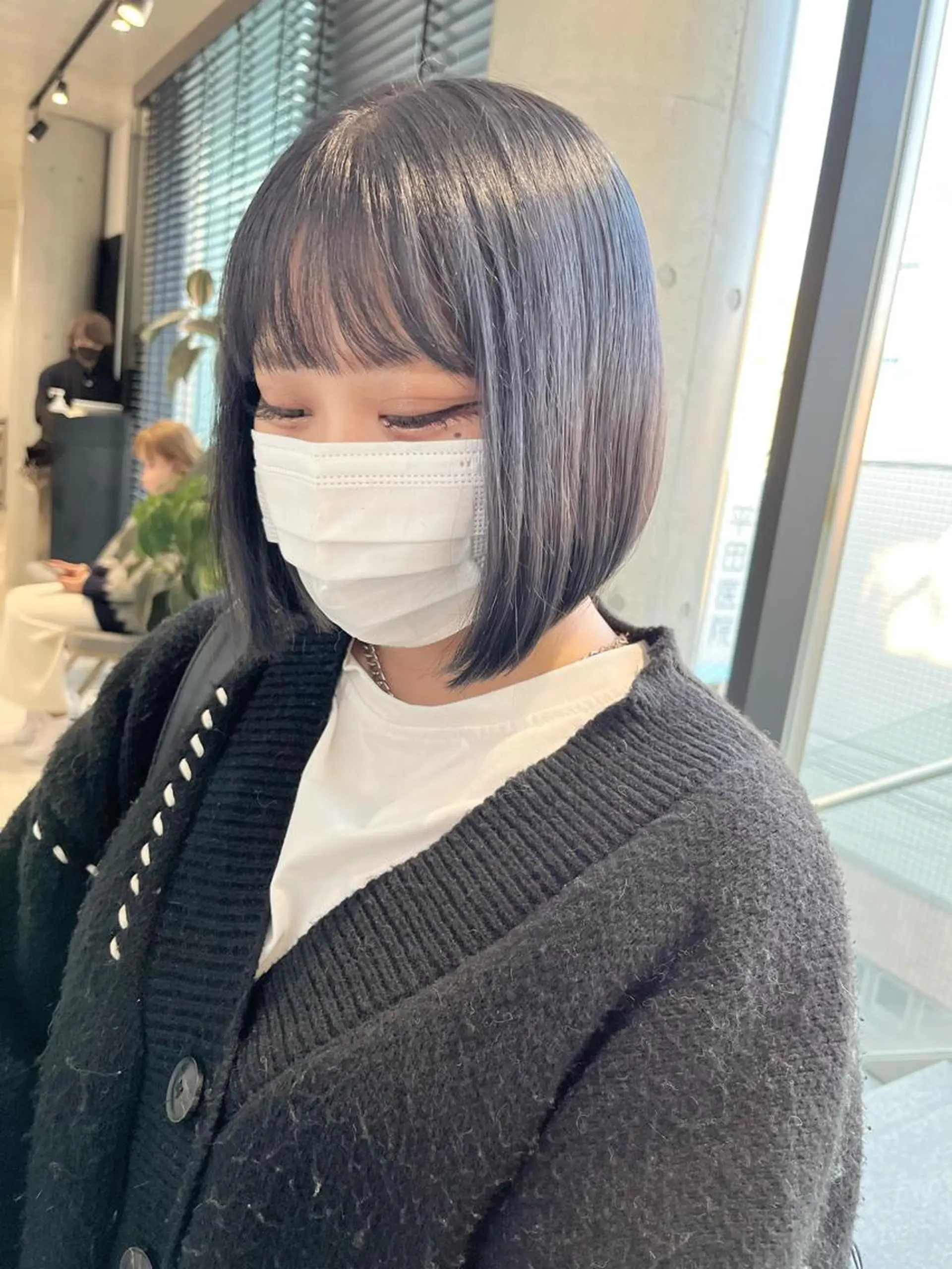 ショート カラー カット 透明感/オリーブ/ グレージュ/YUKAのヘアスタイル