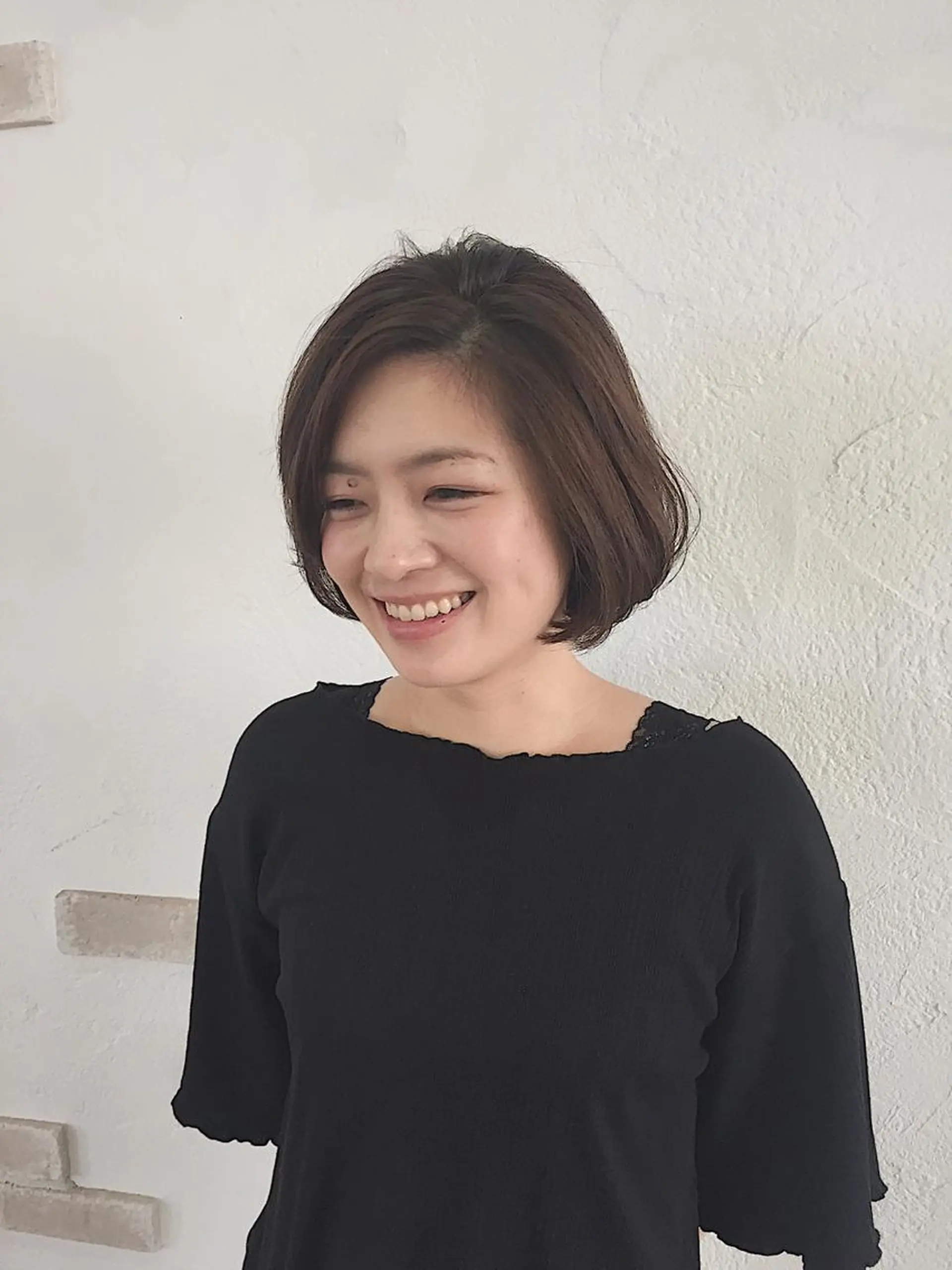 ショート カラー ハットリ /北習志野のヘアスタイル