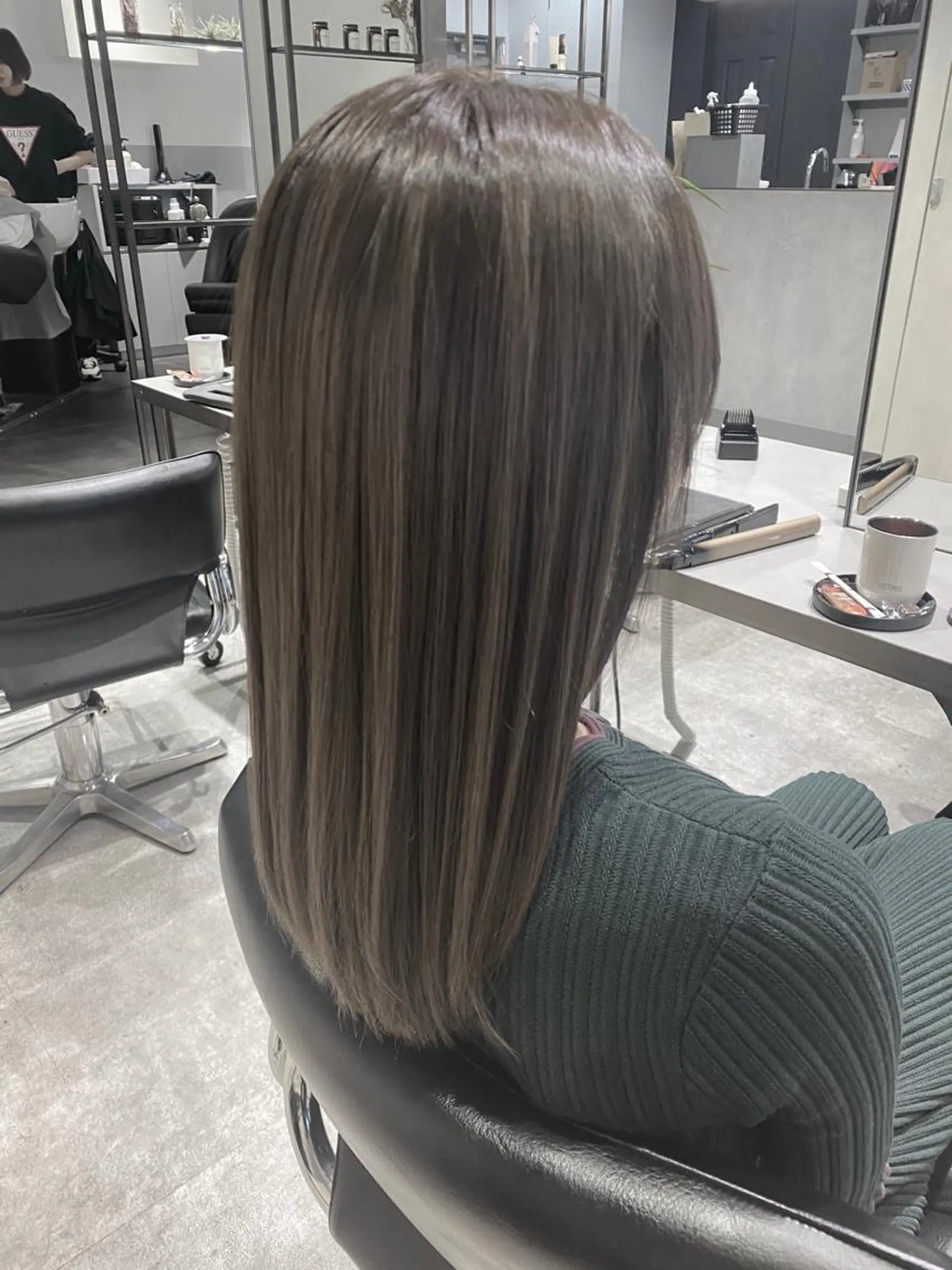 ロング カラー M IIのヘアスタイル