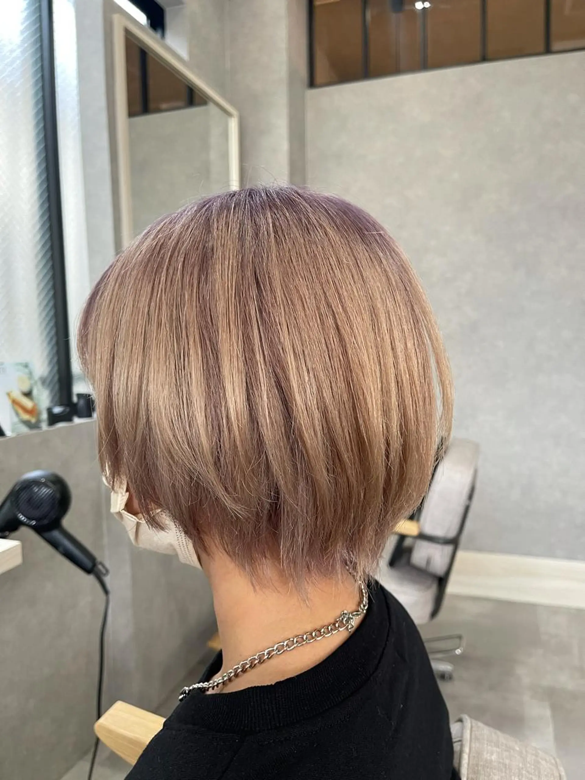 ショート カラー カット ヘアカラー トリートメント mood tatemachiのヘアスタイル