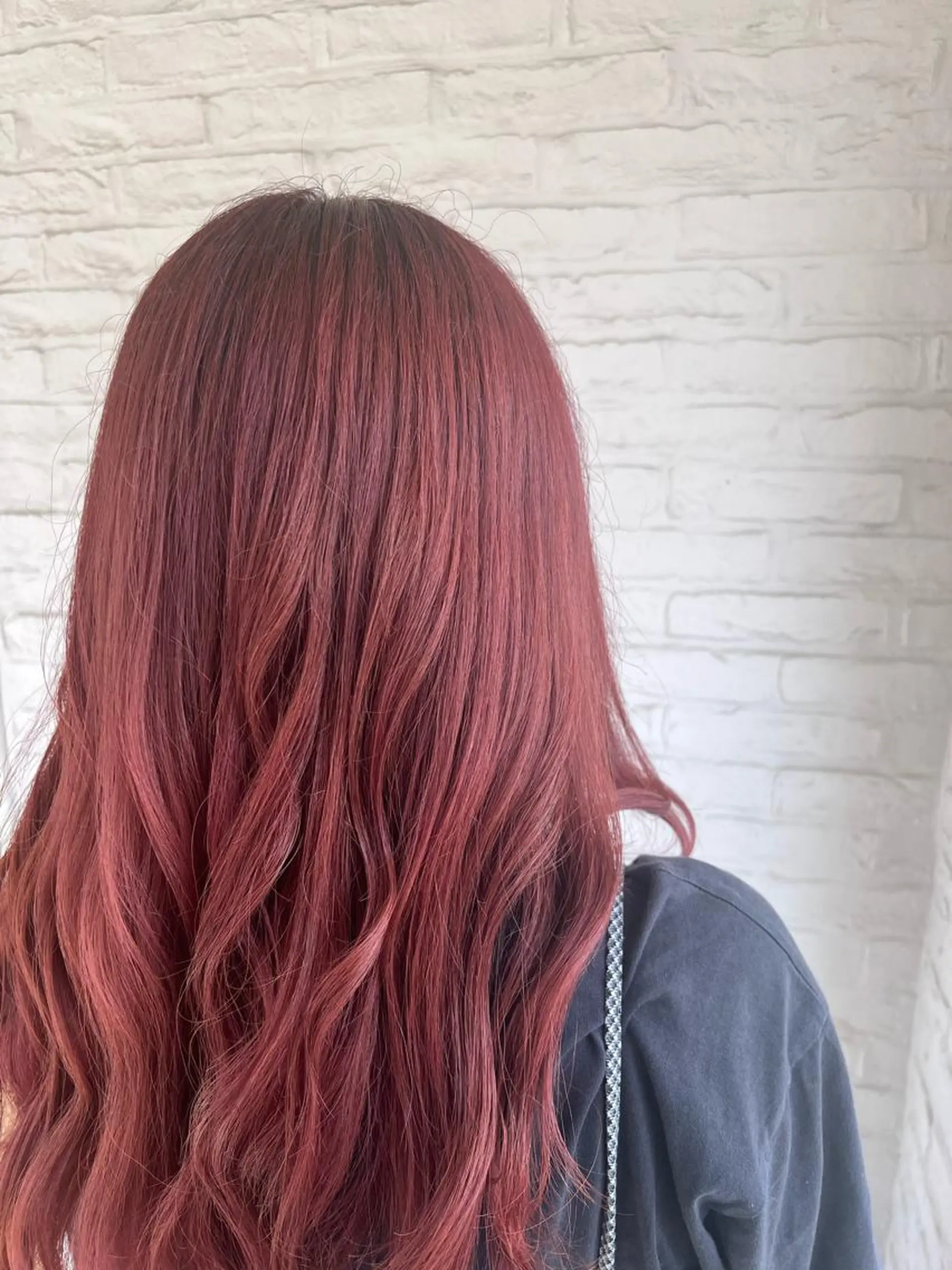 カラー ピンクカラー 山田 愛華のヘアスタイル