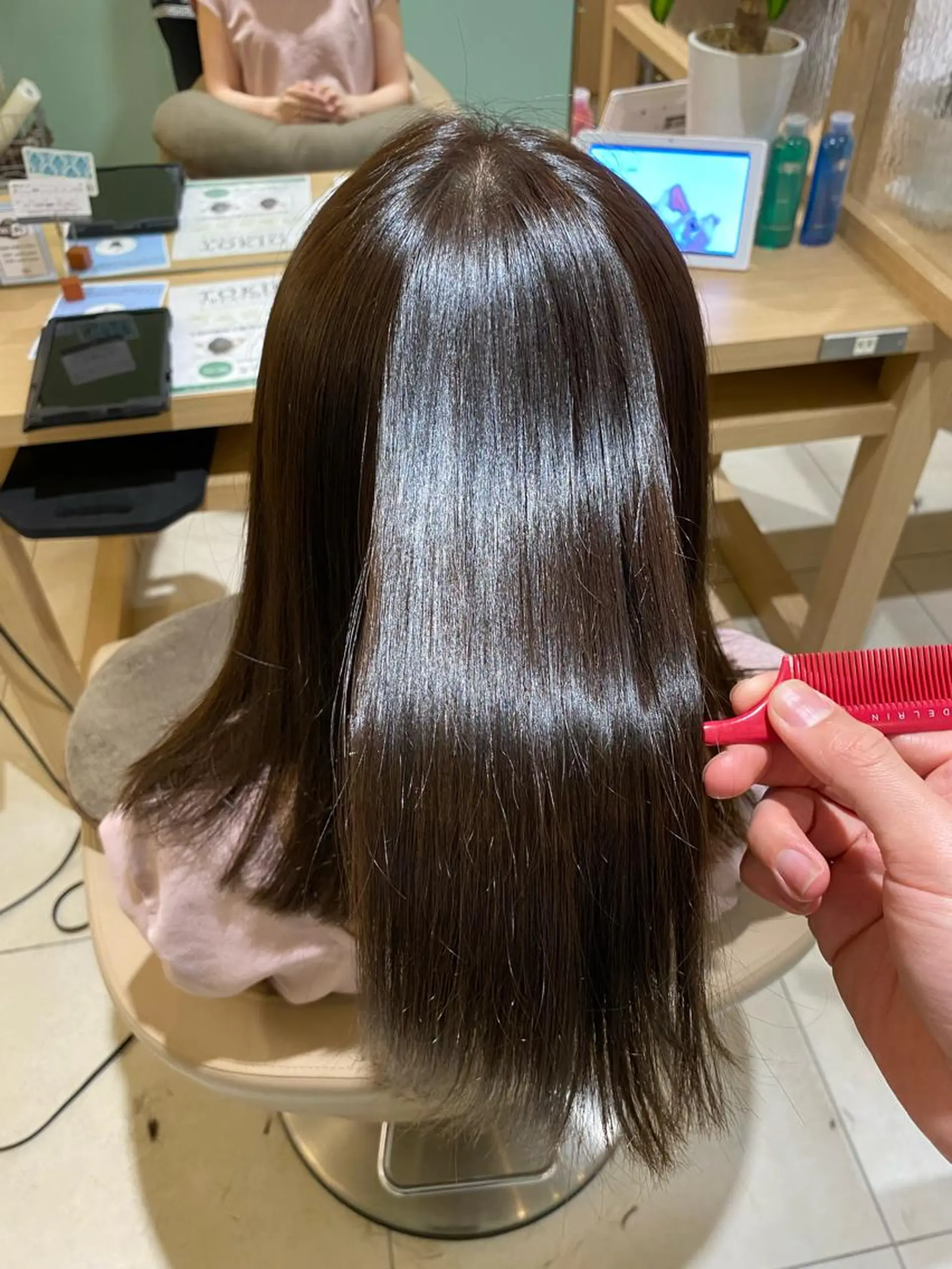 ミディアム トリートメント 巻ける縮毛矯正 髪質改善フルカワのヘアスタイル