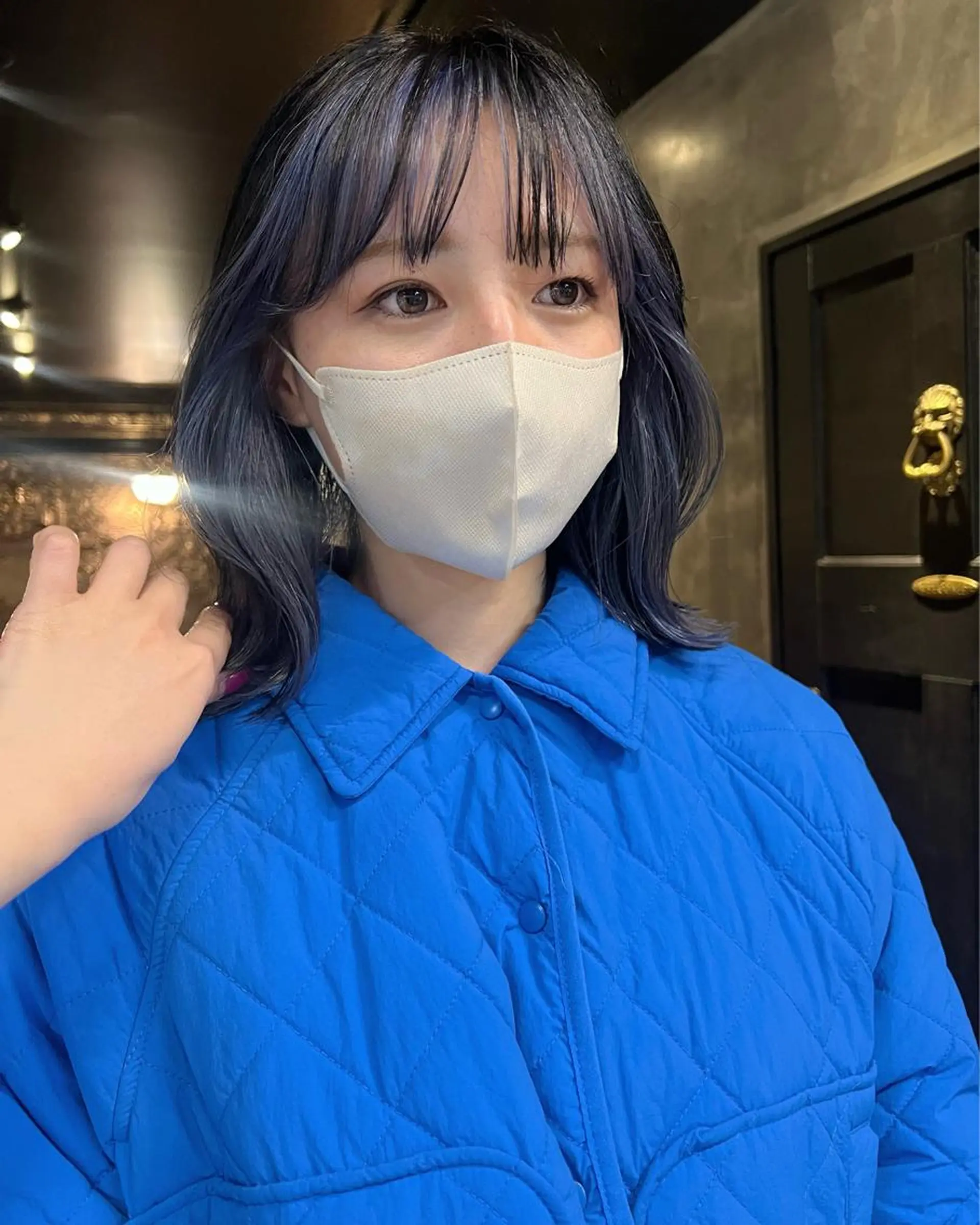 セミロング カラー haco＋所属・圧倒的デザイン力 店長🎨RENAのヘアスタイル