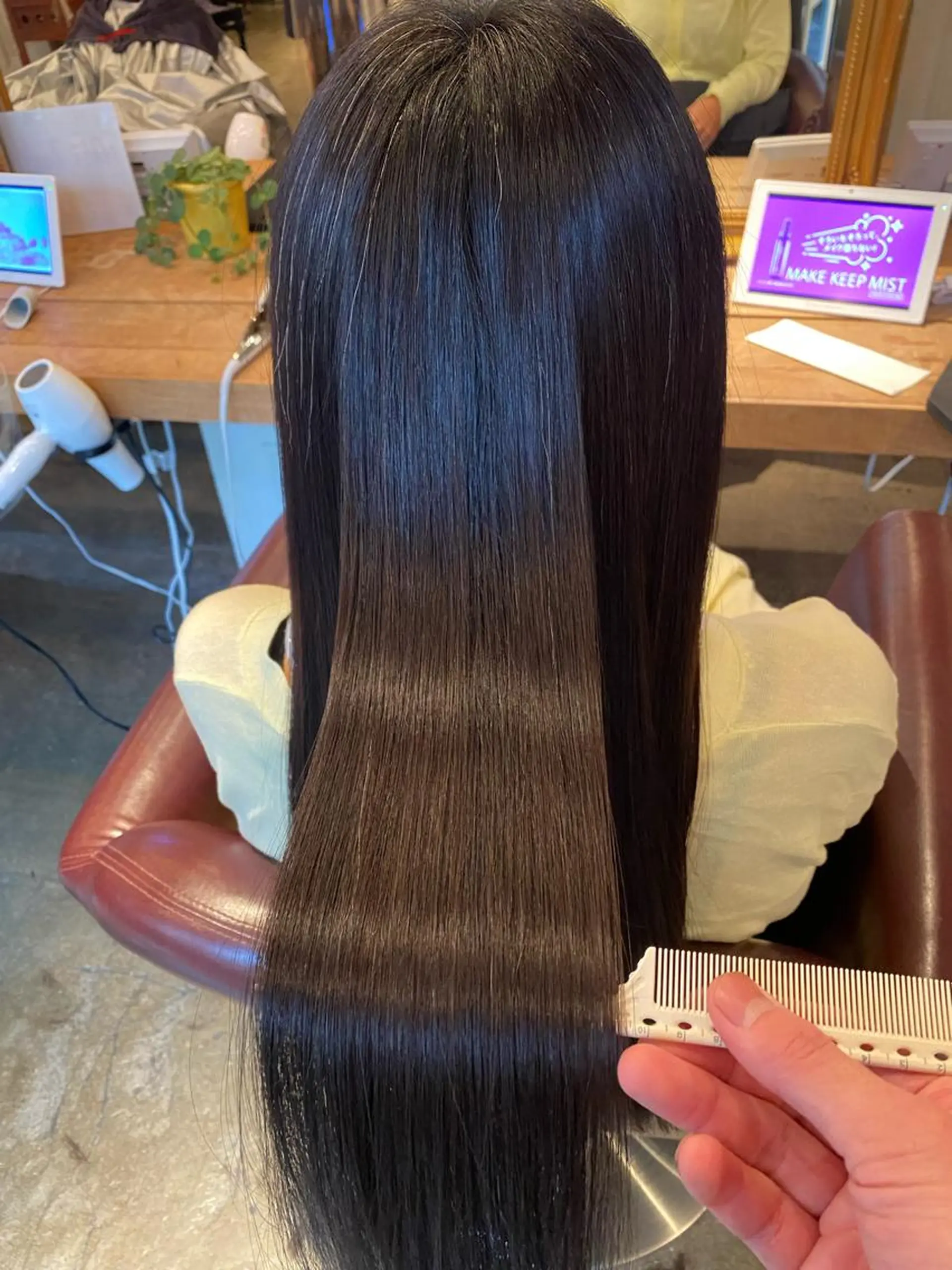 ロング カット トリートメント 髪質改善／美髪矯正 林田和真のヘアスタイル