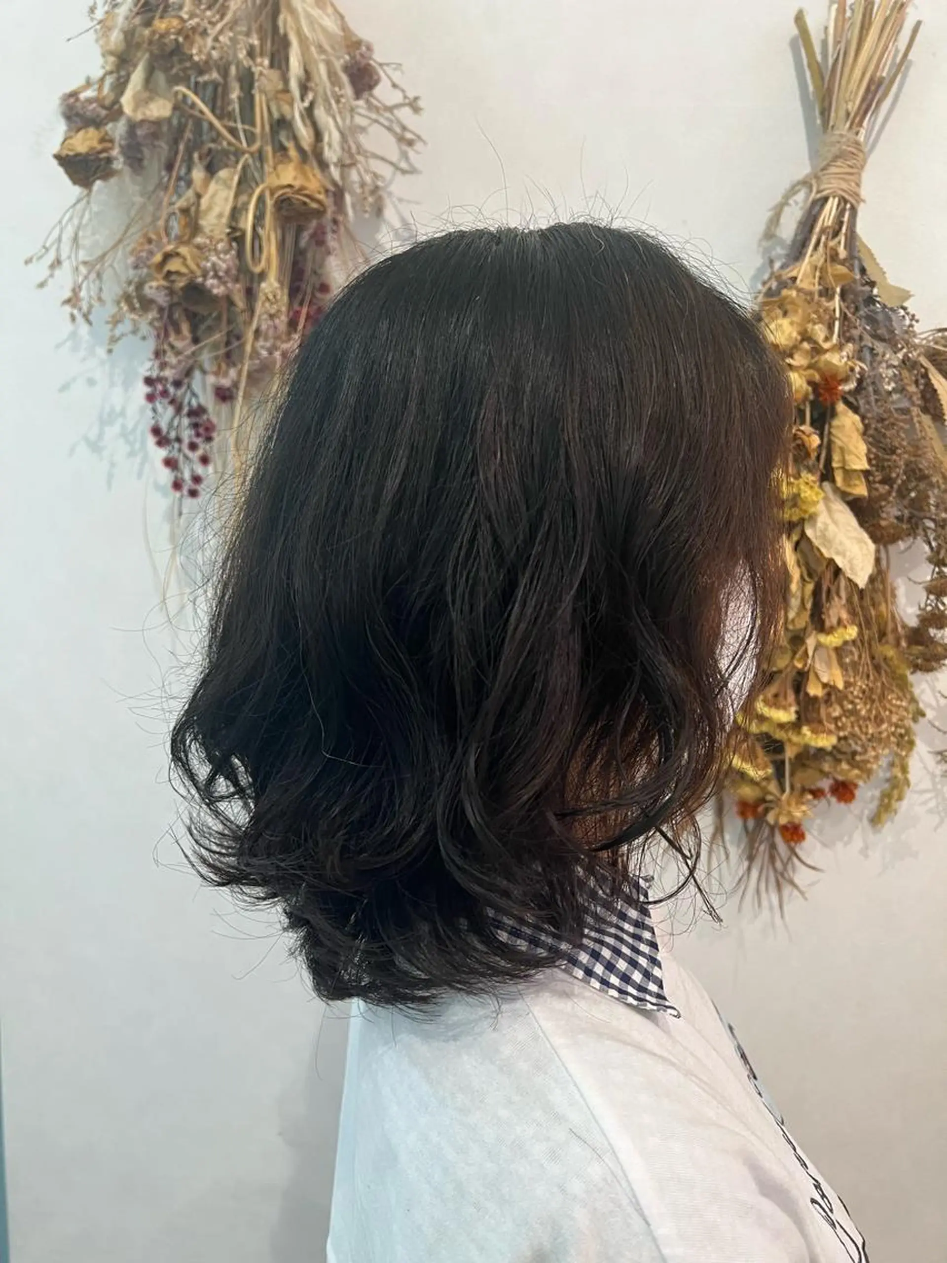 ミディアム パーマ jurerbelle RIHOのヘアスタイル