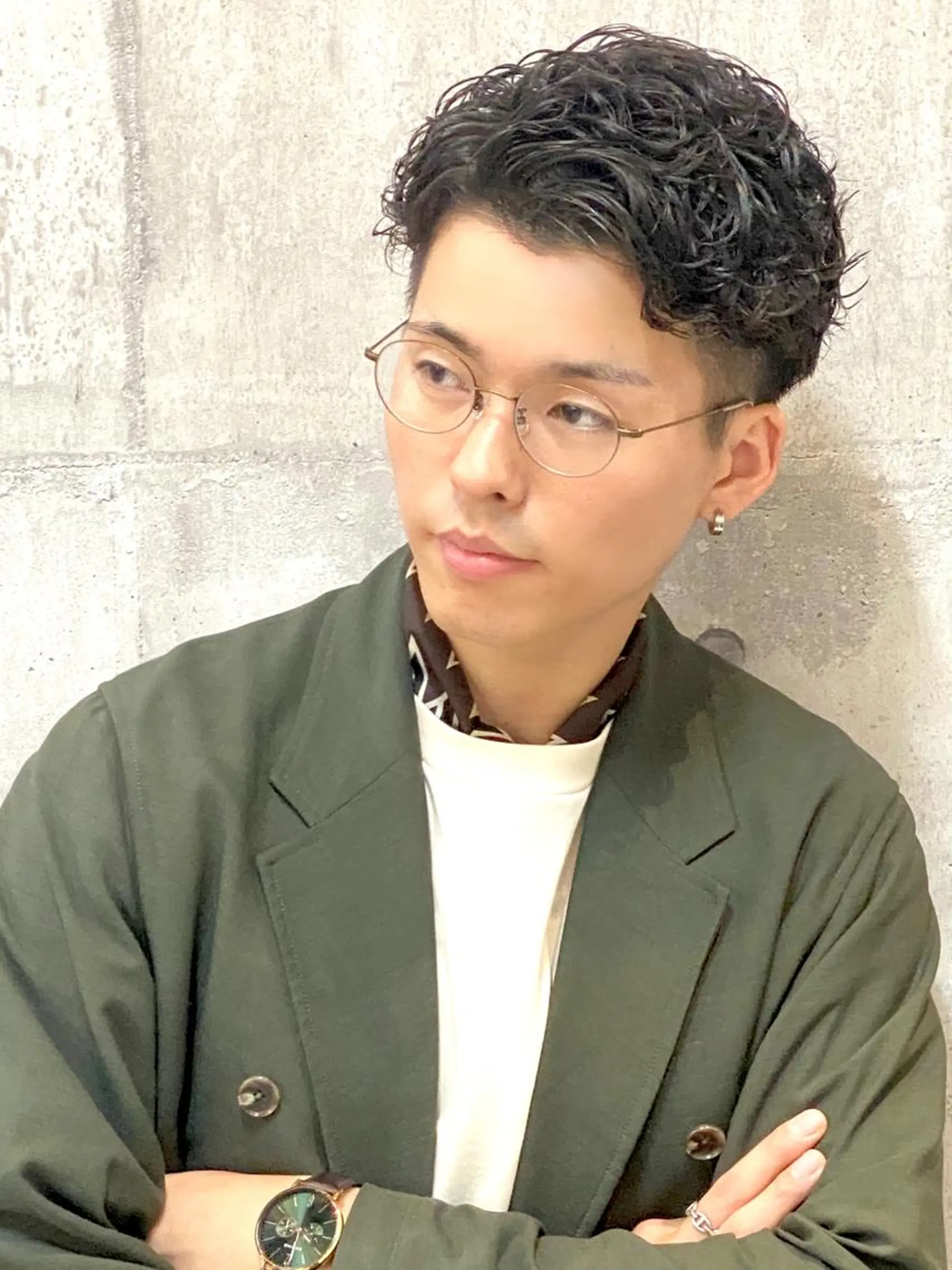 メンズ カット 【扉gate】野崎 英幸のヘアスタイル
