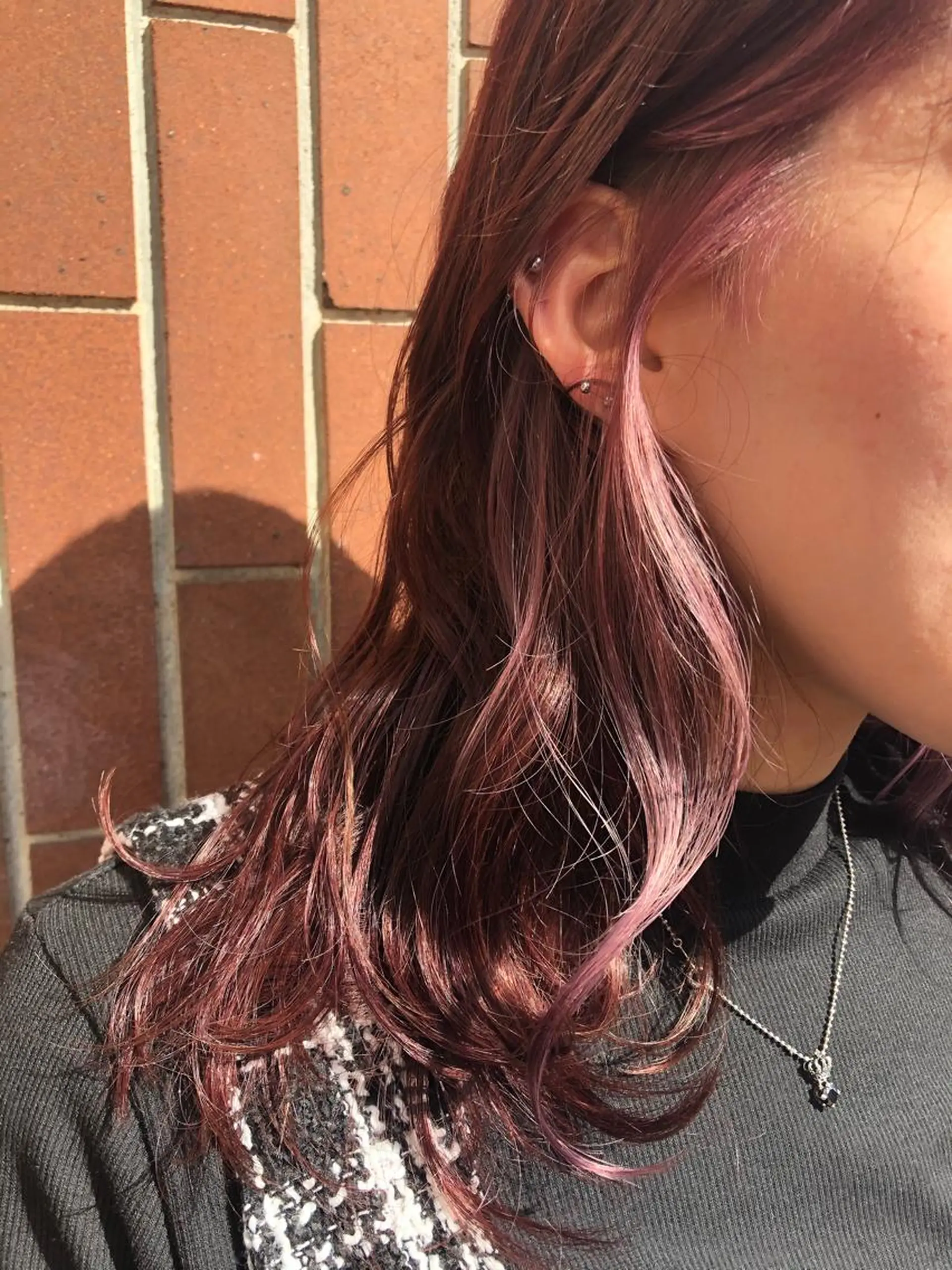 ミディアム カラー ピンクカラー AFFECTiONERY所属・miyabu momokaのマツエク・マツパデザイン