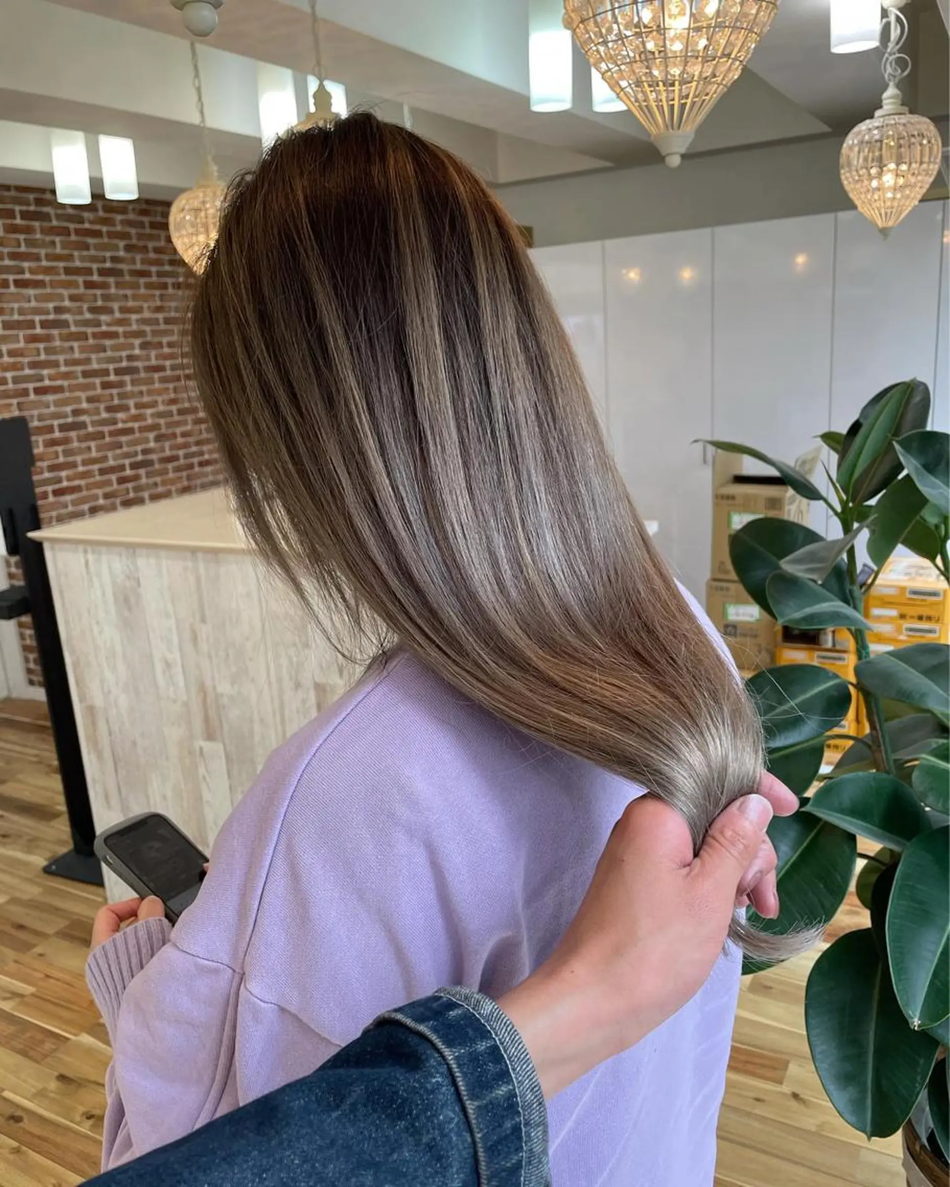 ロング カラー ヘアカラー トリートメント Tao所属・藤川 大智のヘアスタイル