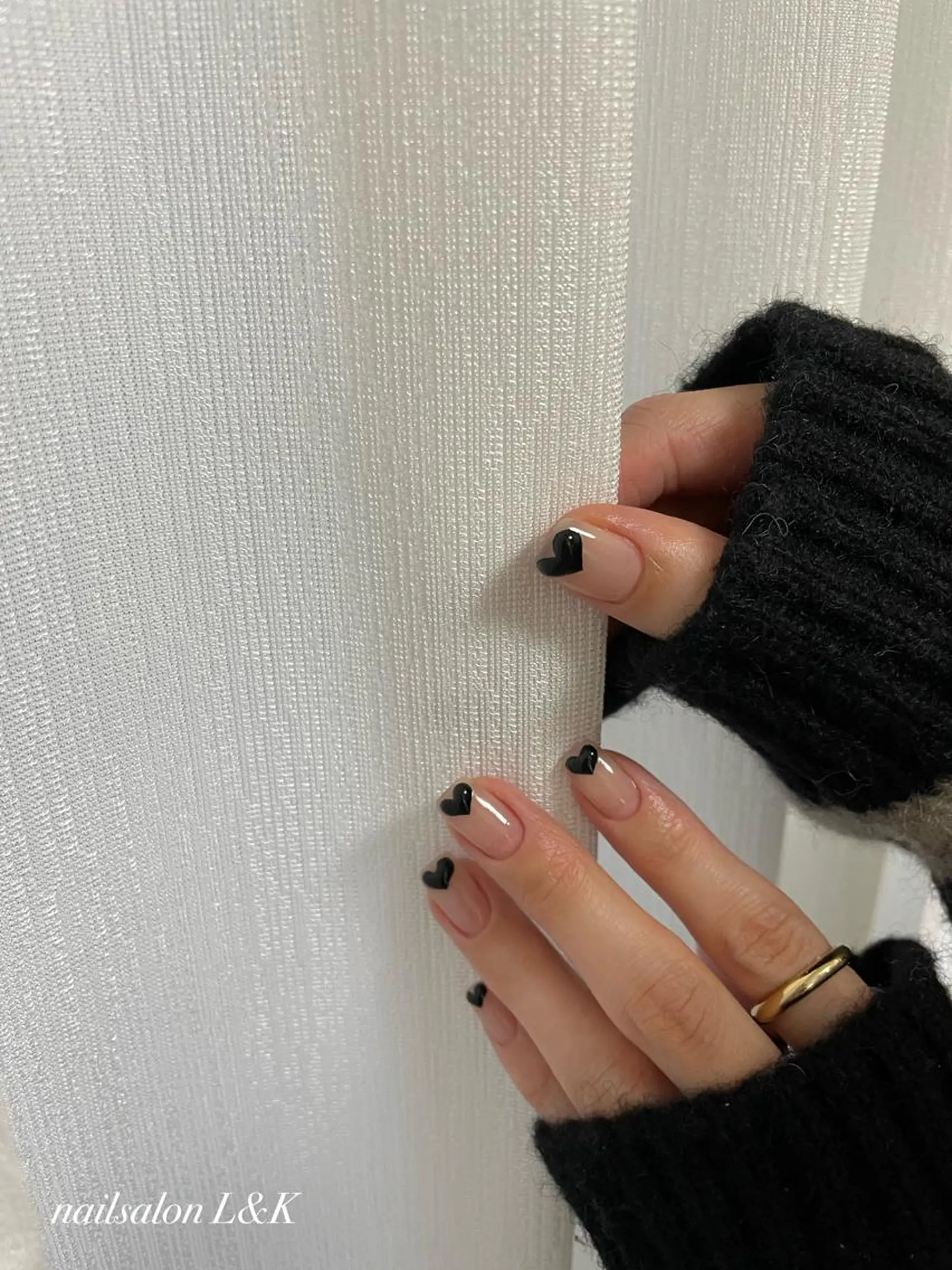 ネイル アートネイル 持ち込み バレンタイン nailsalon L&Kのネイルデザイン