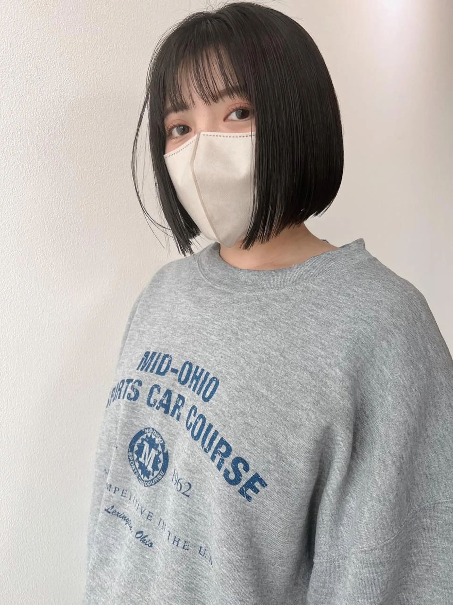 ミディアム カラー ボブ Living所属・ヨシモトリョウ 髪質改善/美髪のヘアスタイル